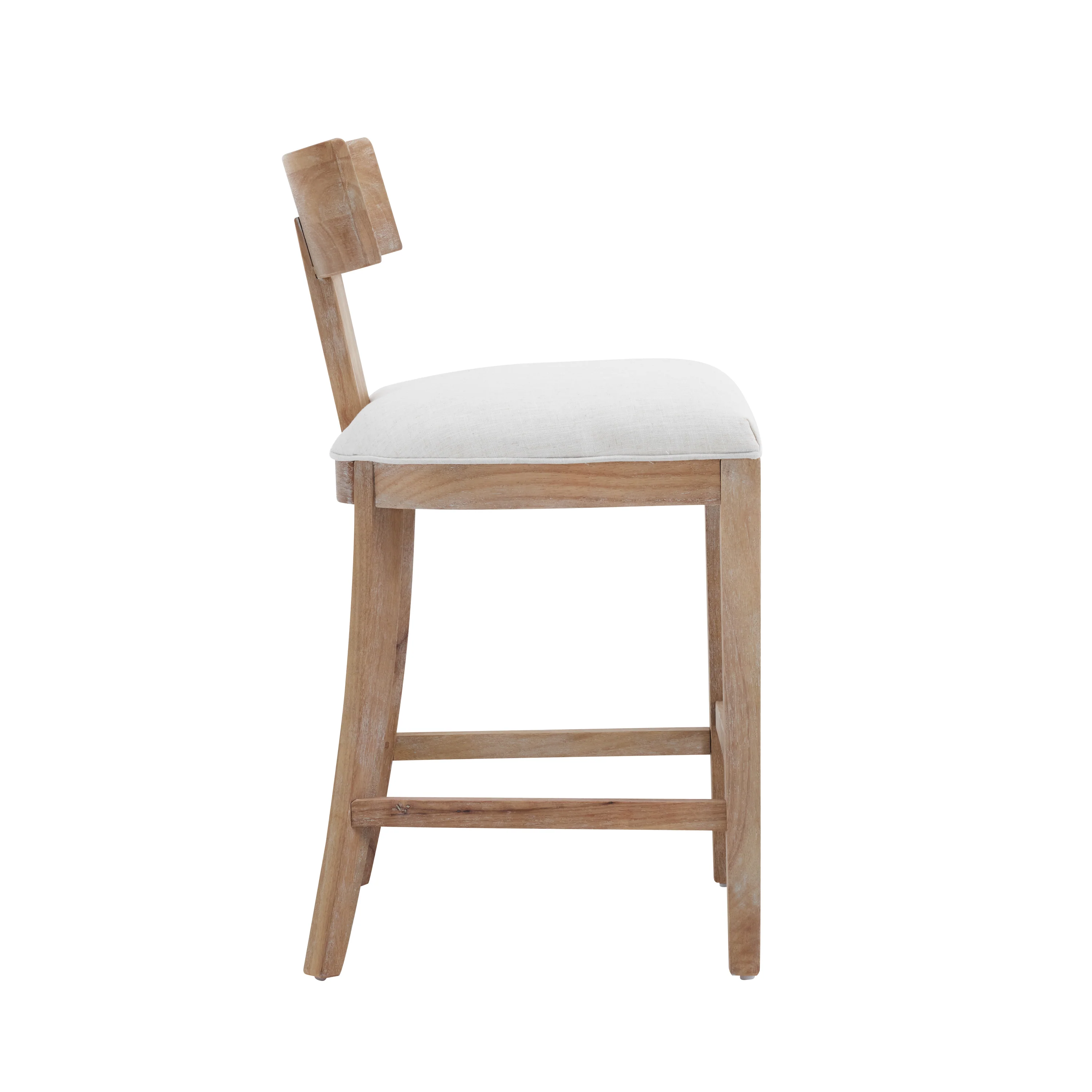 Brussels Holor Upholstered Barstool with Beige Cushions - furnishings