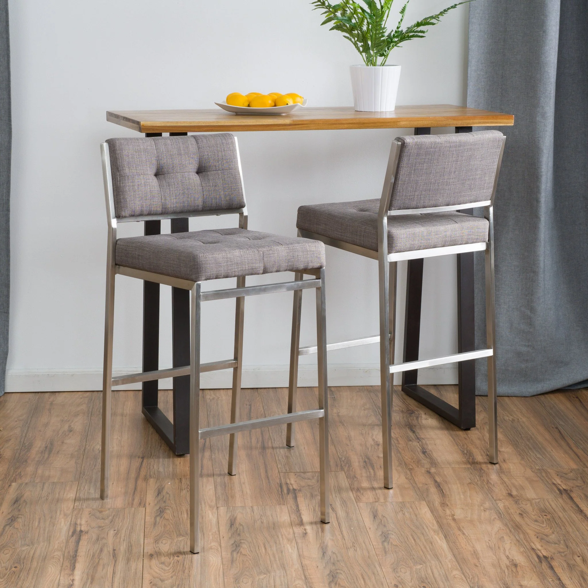 Shanara 30-Inch Fabric Barstool (Set of 2) - furnishings