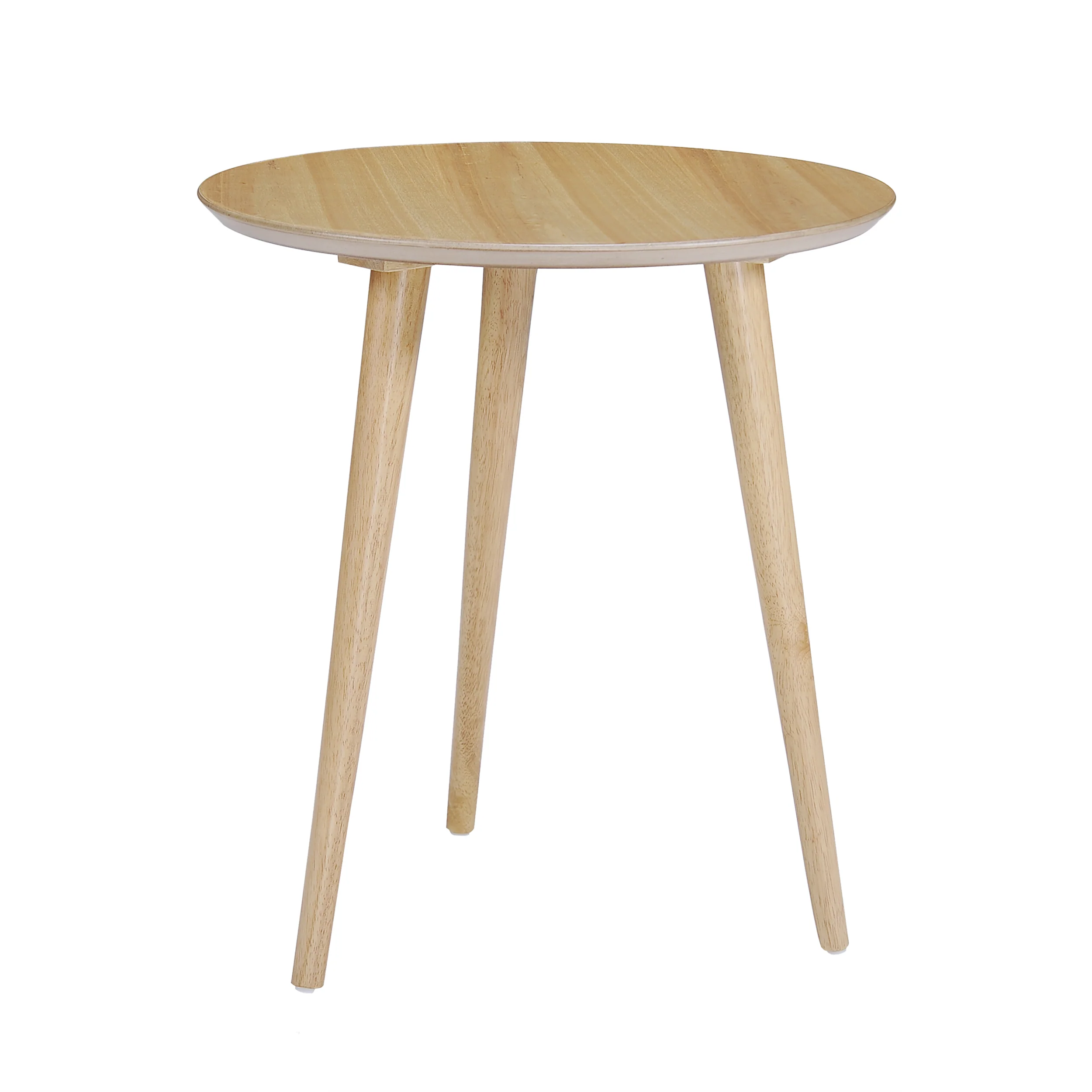 Evangeline Finished Wood End Table w/ Faux Wood Overlay - furnishings