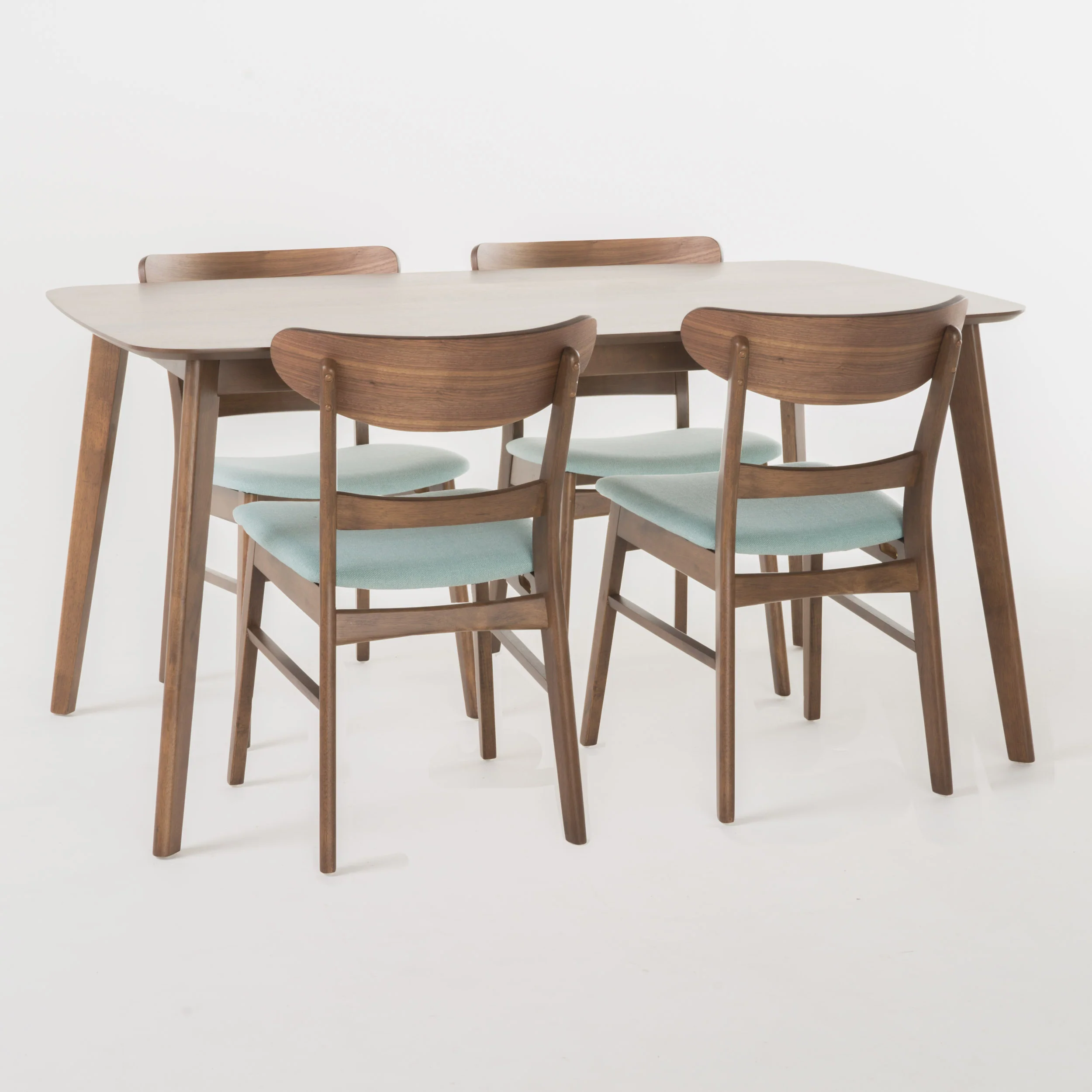 Helen Mid-Century Modern 5 Piece Dining Set - furnishings
