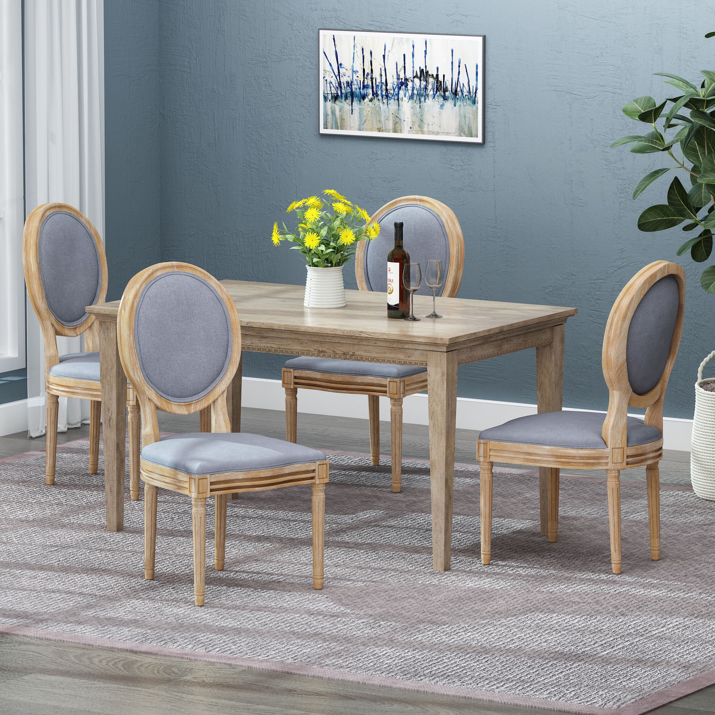 Lariya French Country Dining Chairs (Set of 4) - furnishings