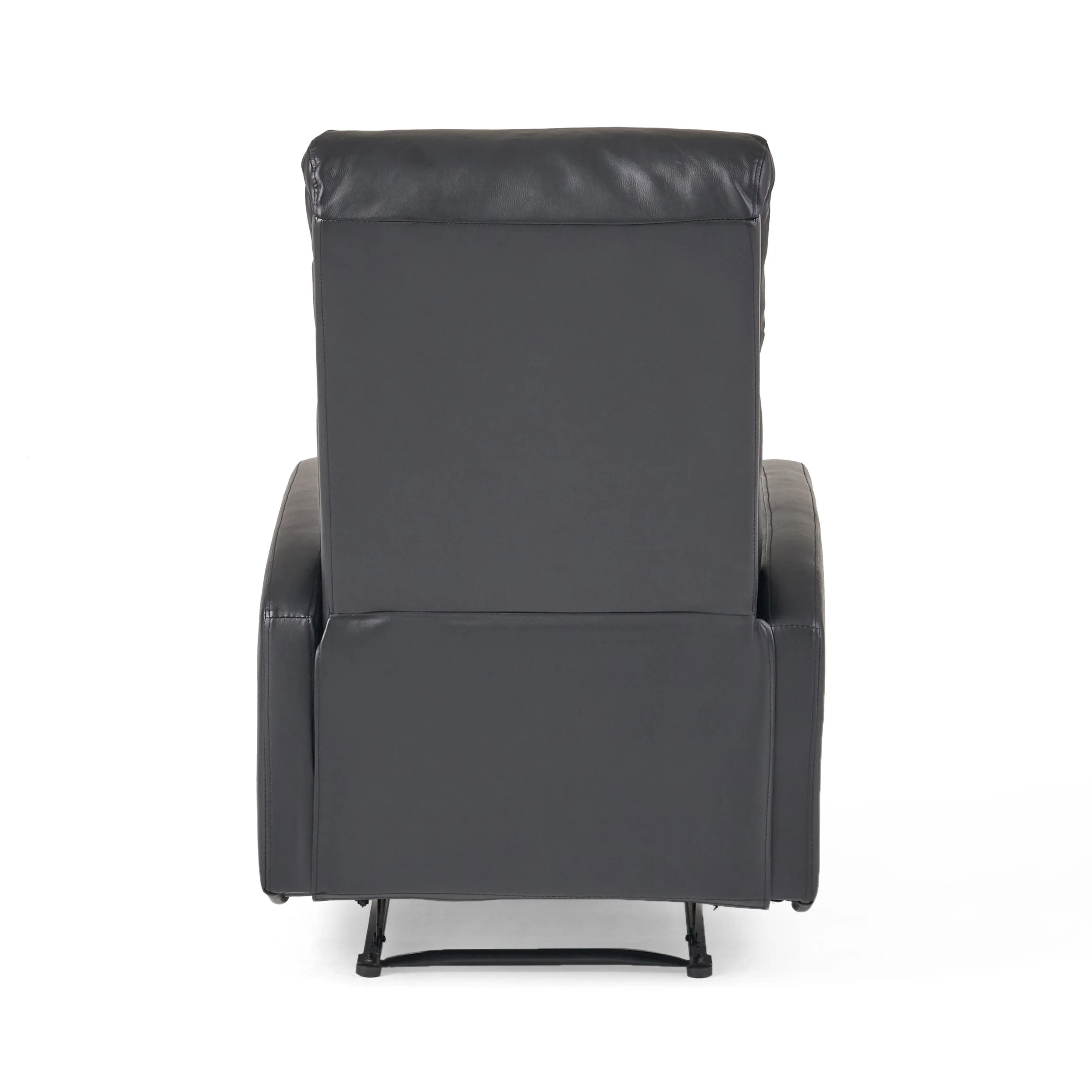 Teyana Contemporary Pillow Top Leather Recliner - furnishings