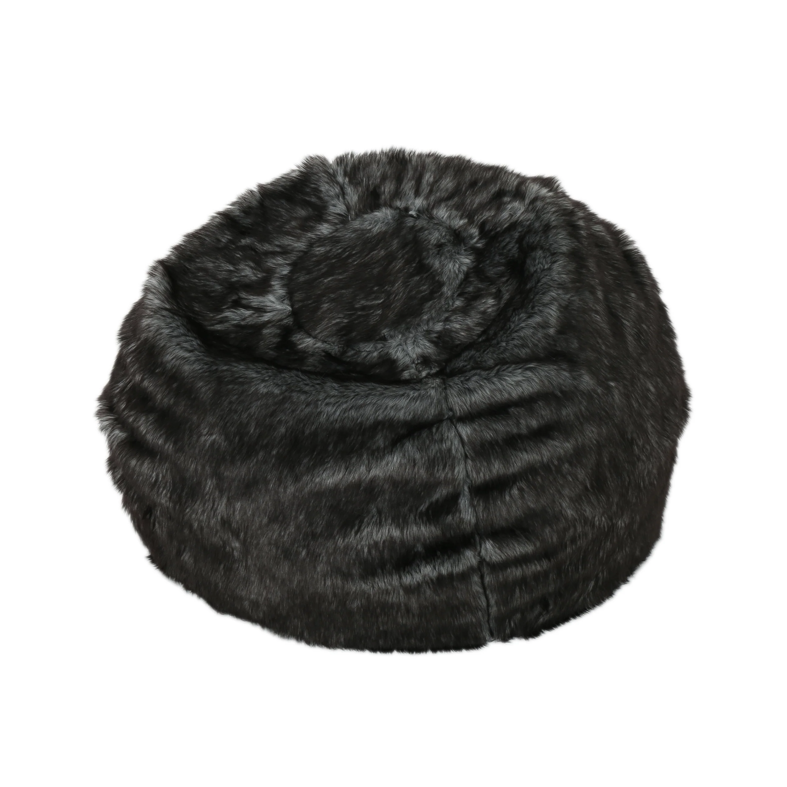 Leslie Modern 3 Foot Faux Fur Bean Bag Cover - furnishings