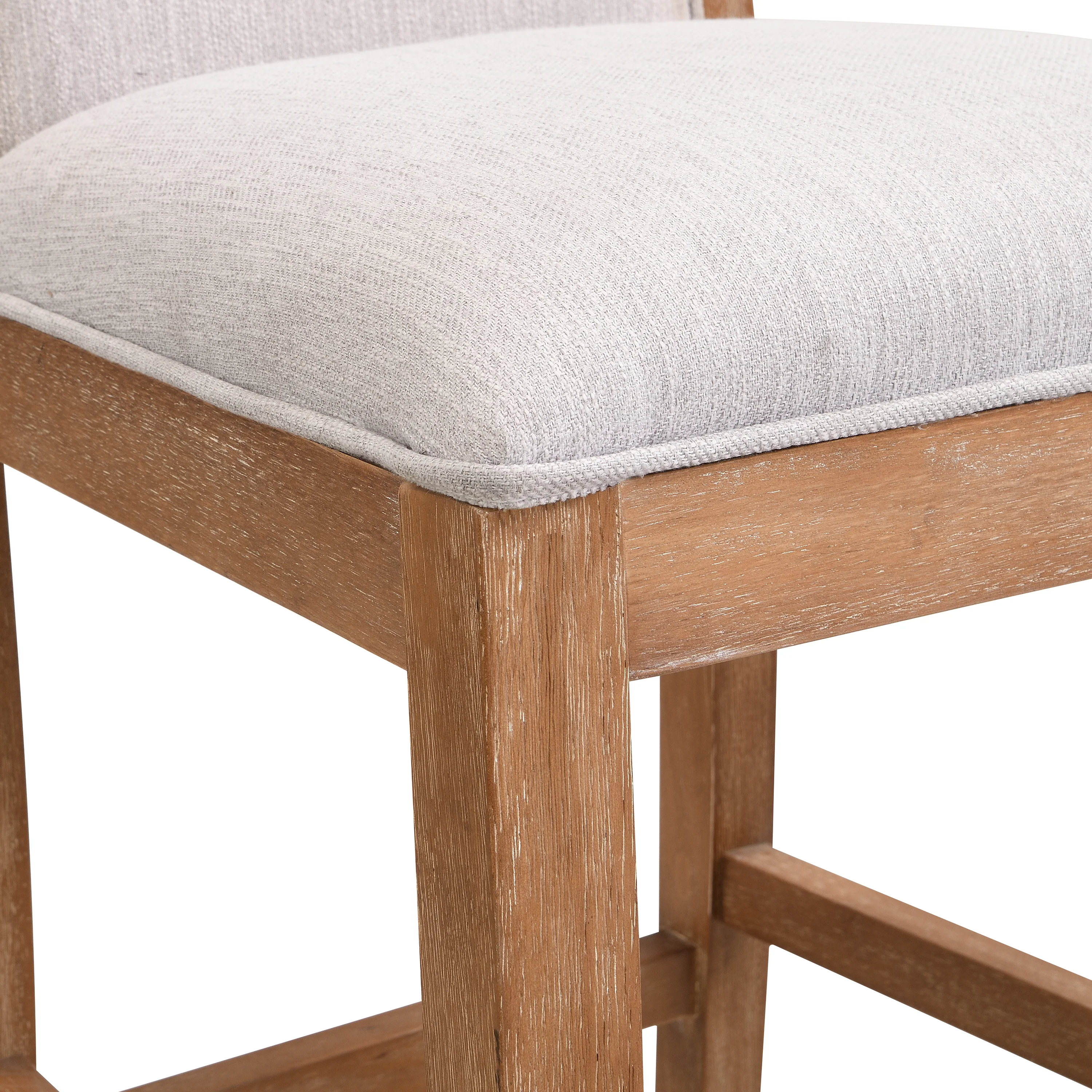 Sagea Modern Upholstered Counter Stools with Cushioned Seat and Back - furnishings