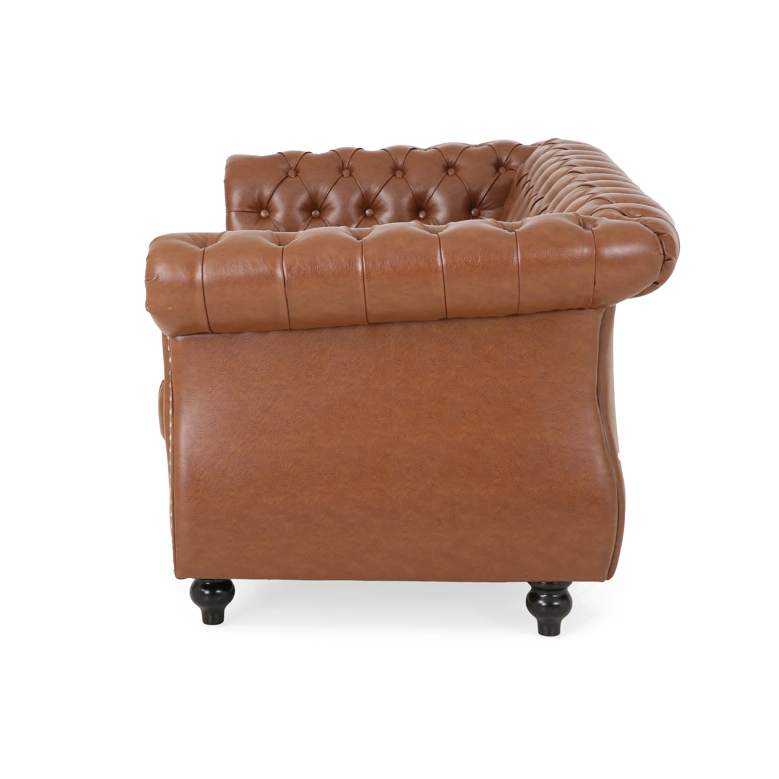Madelena Traditional Chesterfield Loveseat - furnishings