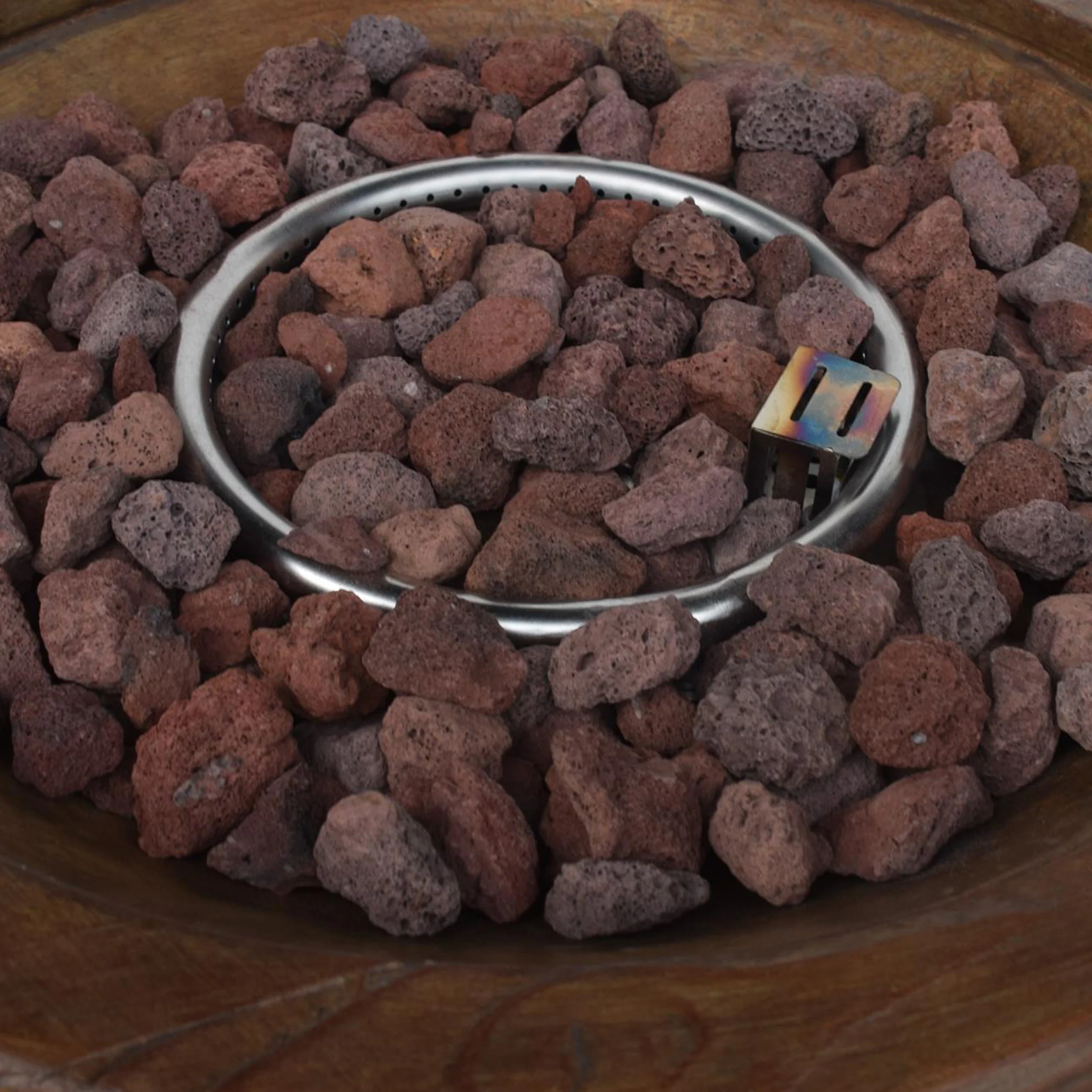 Muriel Wine Barrel Propane Gas Fire Pit 40K BTU - furnishings