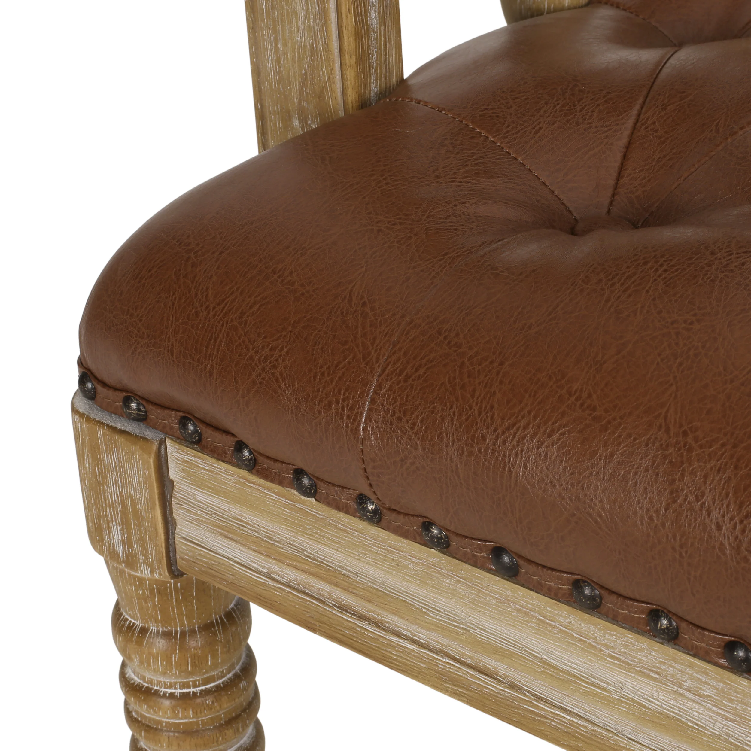 Niemi Traditional Upholstered Tufted Loveseat - furnishings