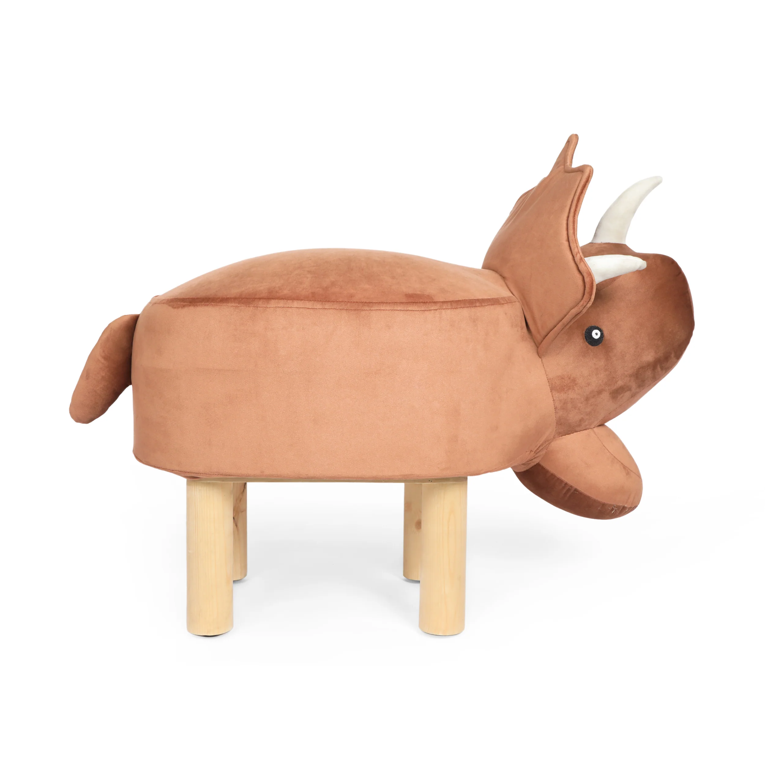 Eliakim Contemporary Kids Triceratops Ottoman - furnishings