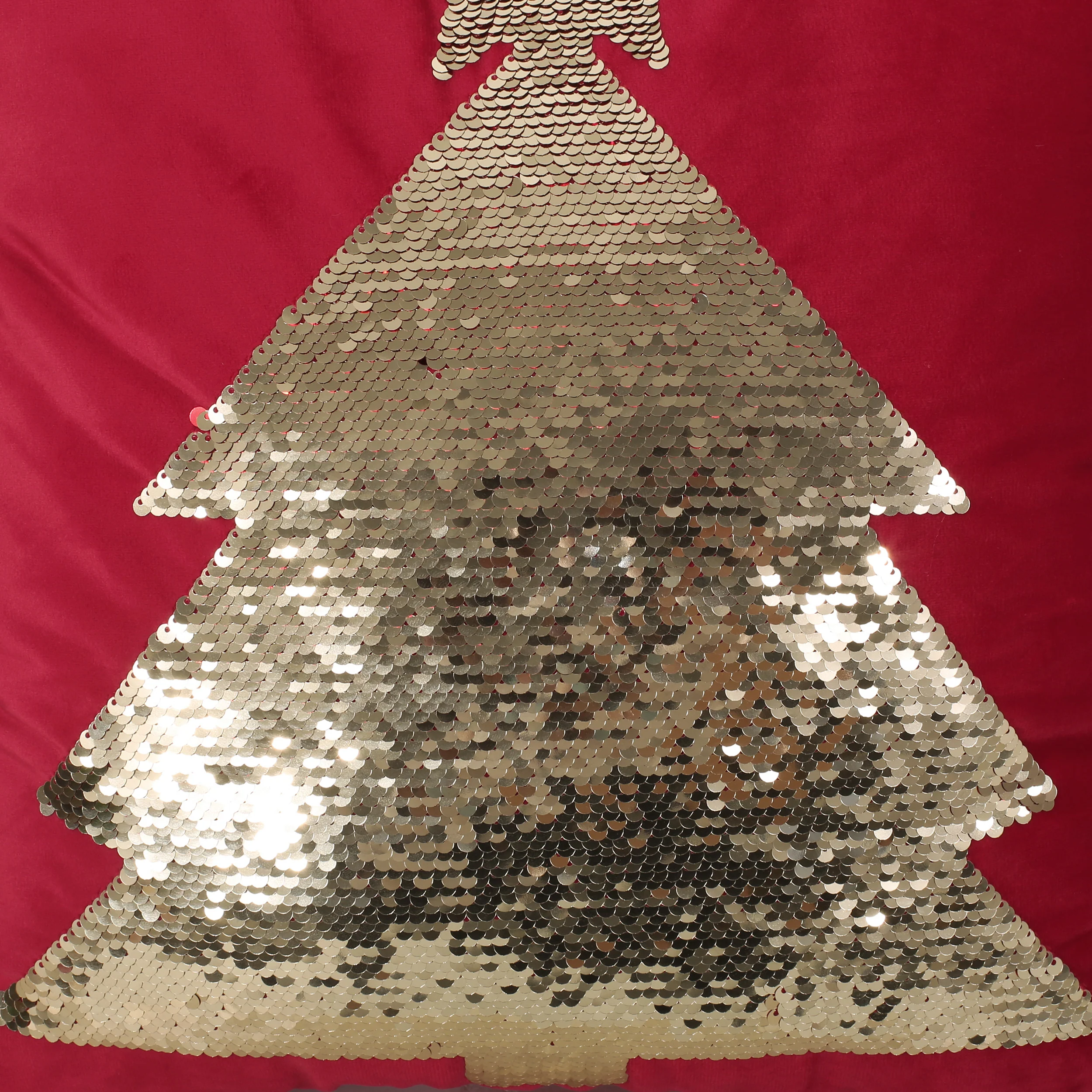 Cibola Glam Velvet Christmas Throw Pillow - furnishings