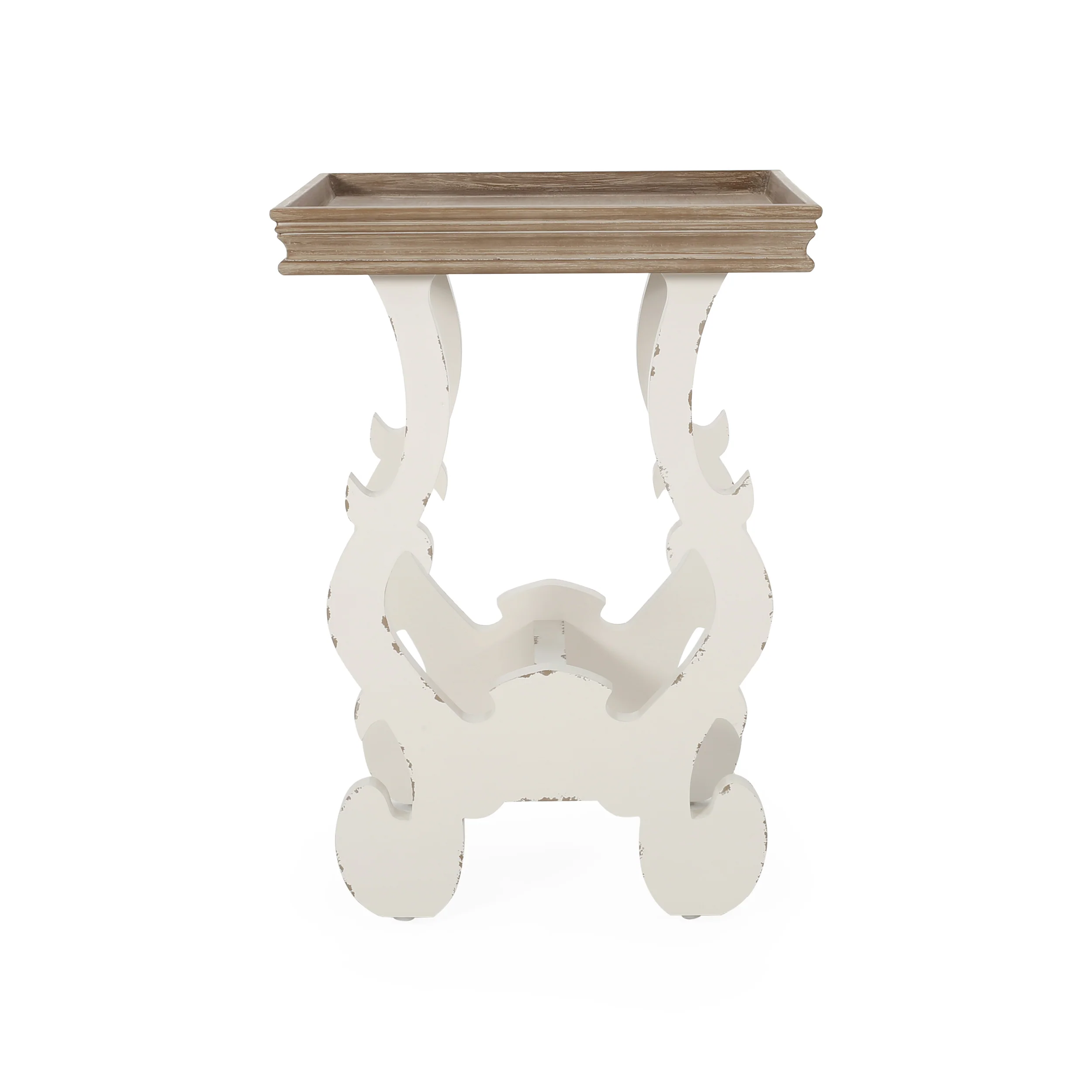 Joplin French Country Accent Table with Square Top - furnishings