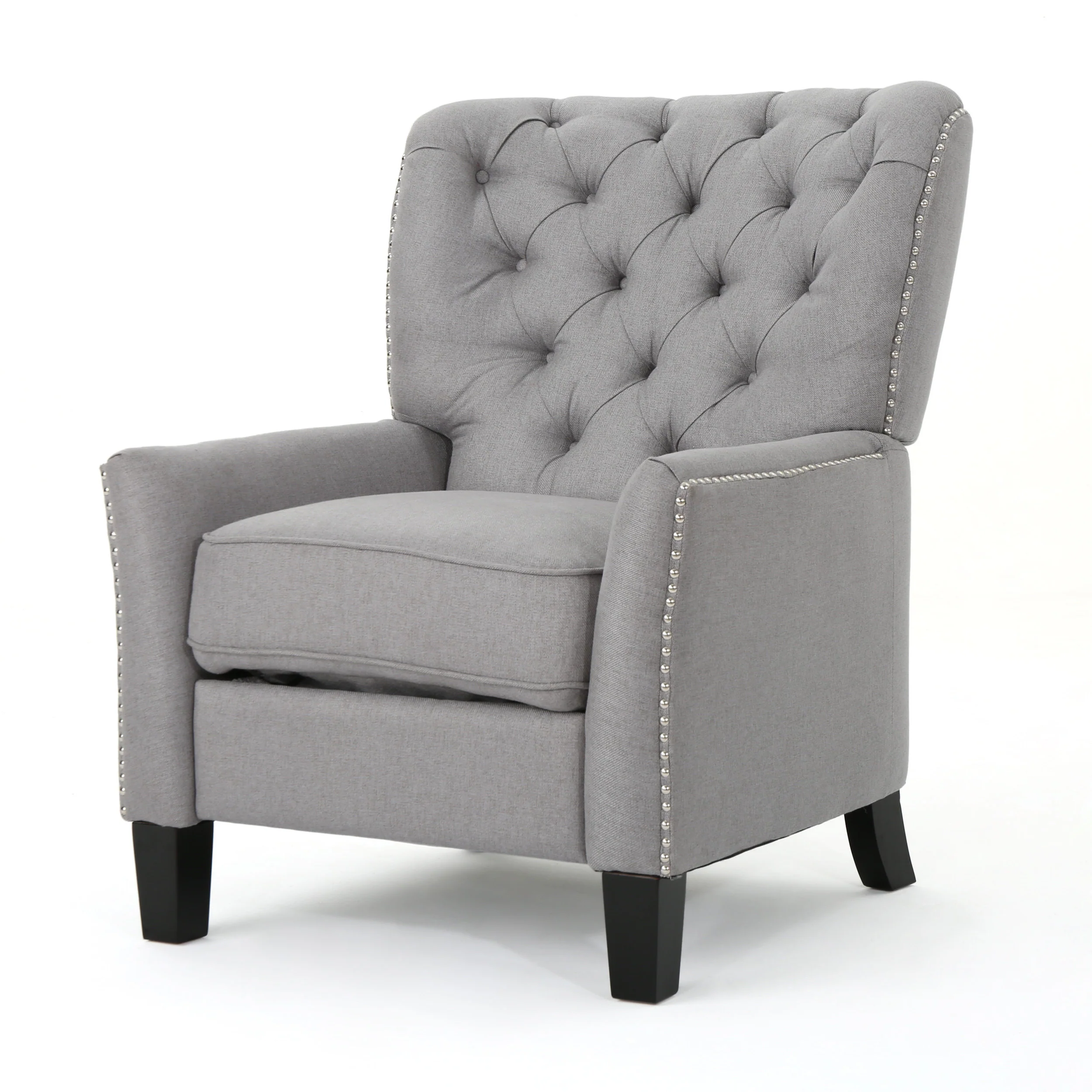 Carlyle Tufted Back Fabric Recliner Armchair - furnishings
