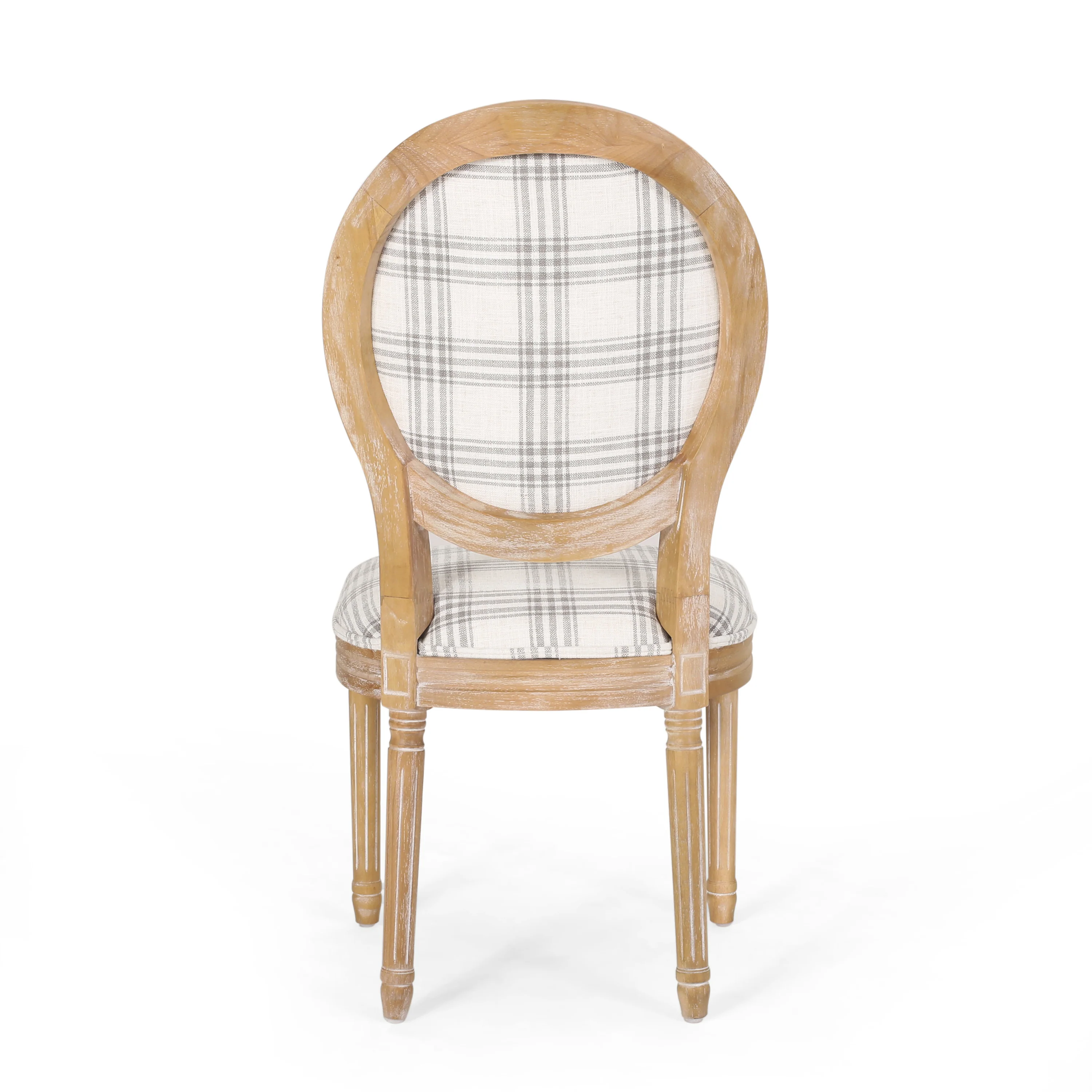 Lariya French Country Fabric Dining Chairs - furnishings