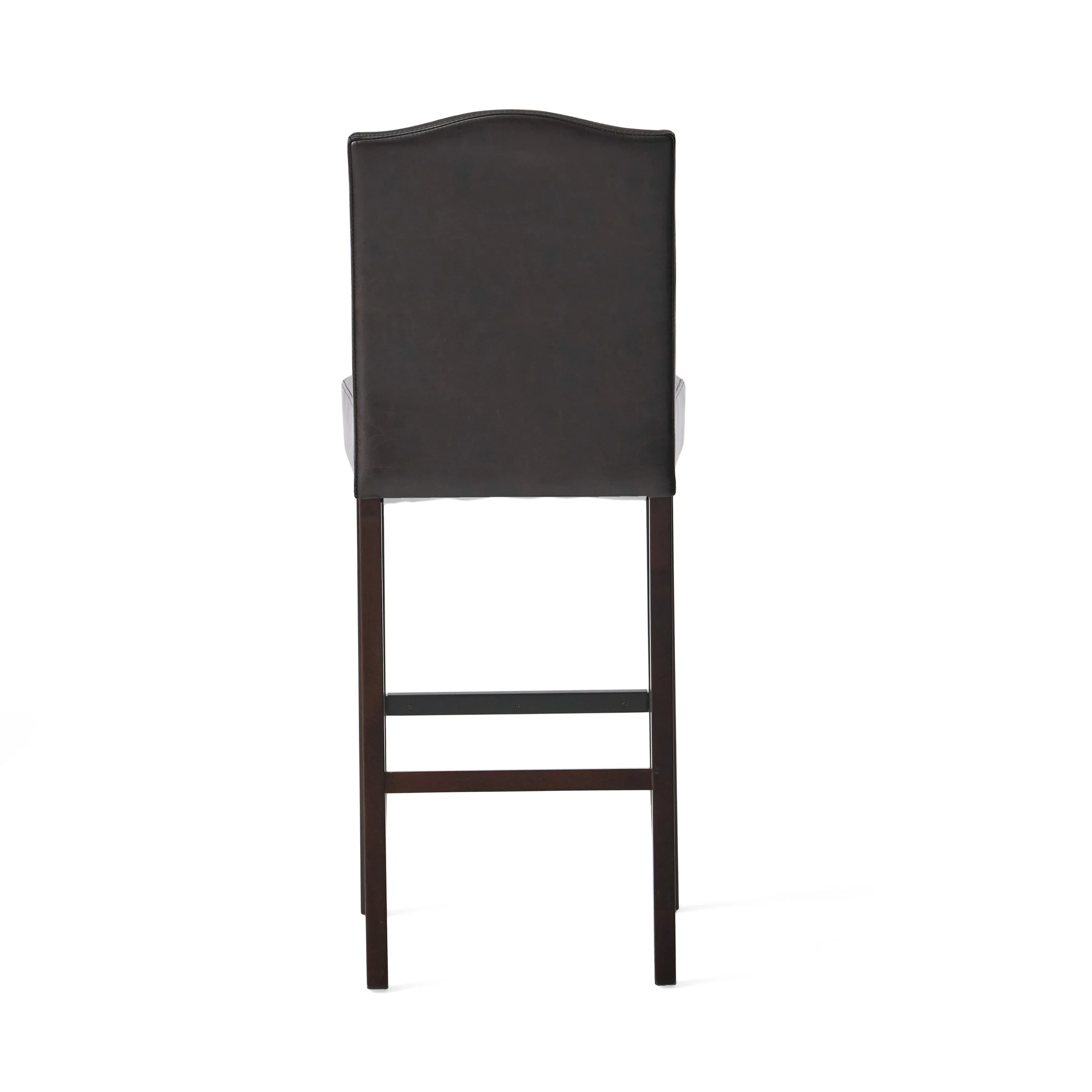 Kainu Brown Leather Barstools, Set of 2 - furnishings