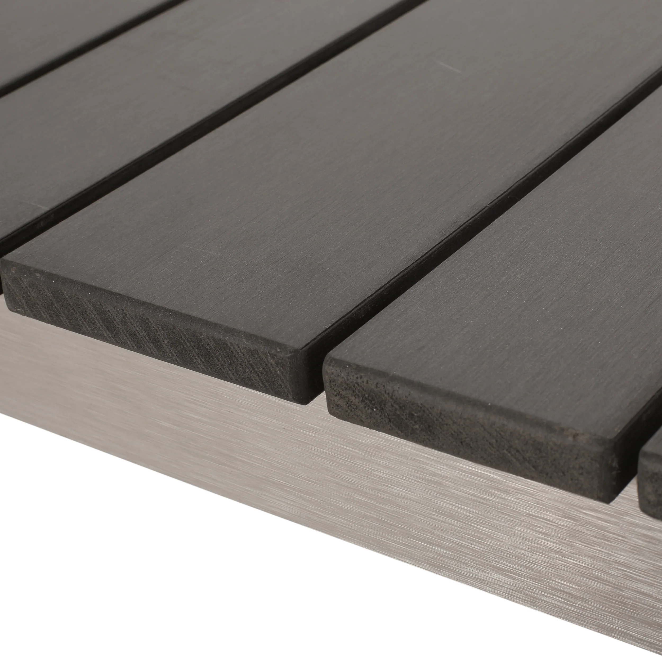 Mora Outdoor Faux Wood and Aluminum Dining Bench - furnishings