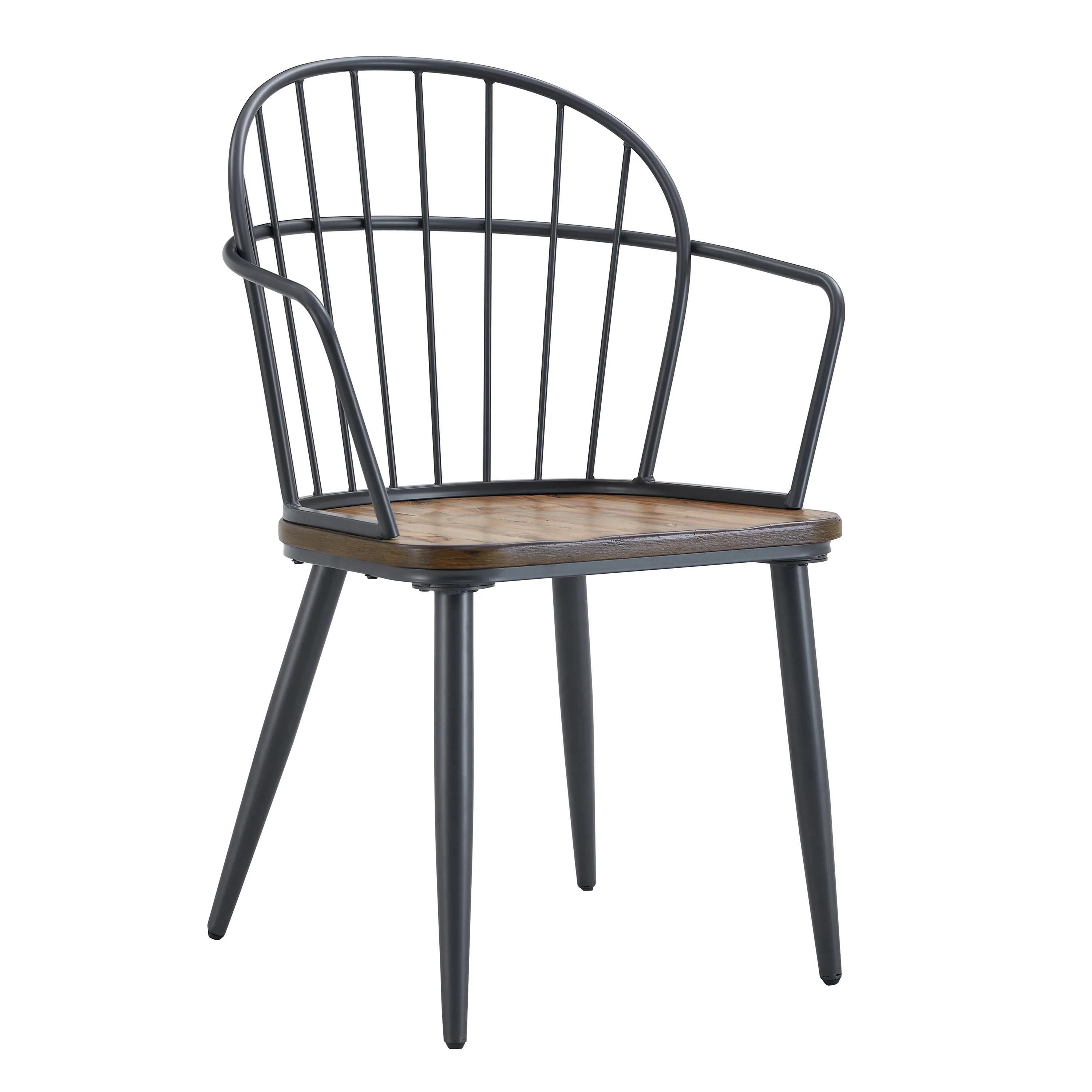 Melora Modern Dining Chairs with Metal Legs, Set of 2 - furnishings