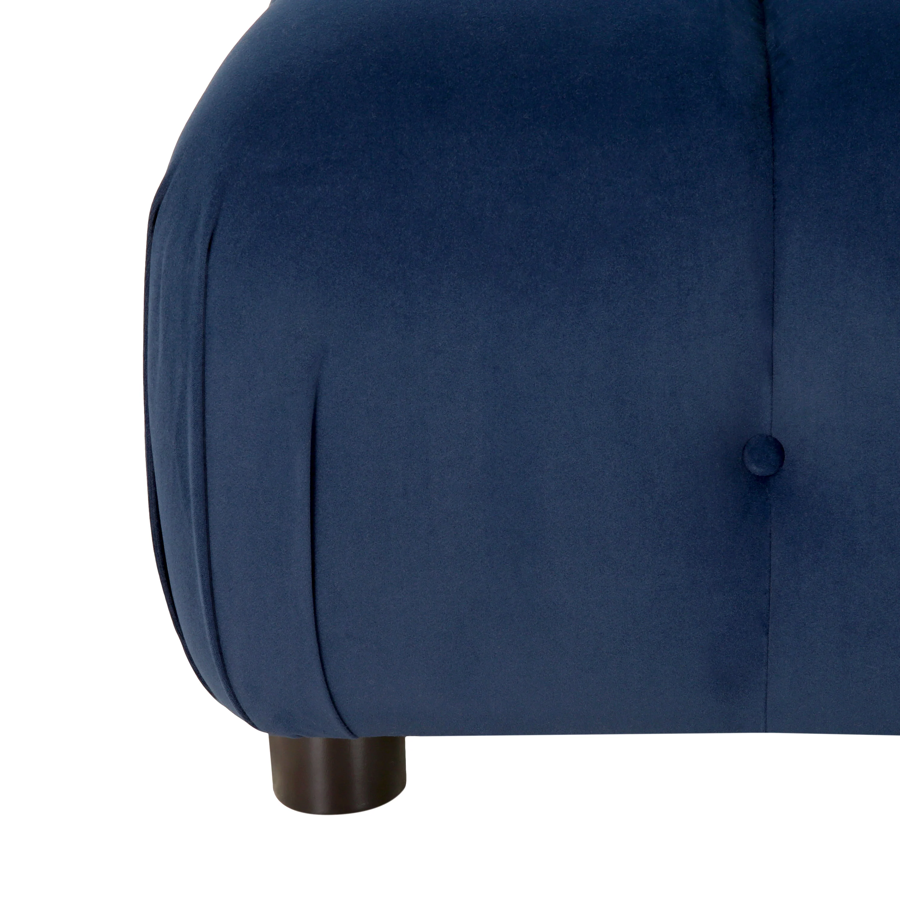 Kildare Velvet Tufted Club Chair - furnishings