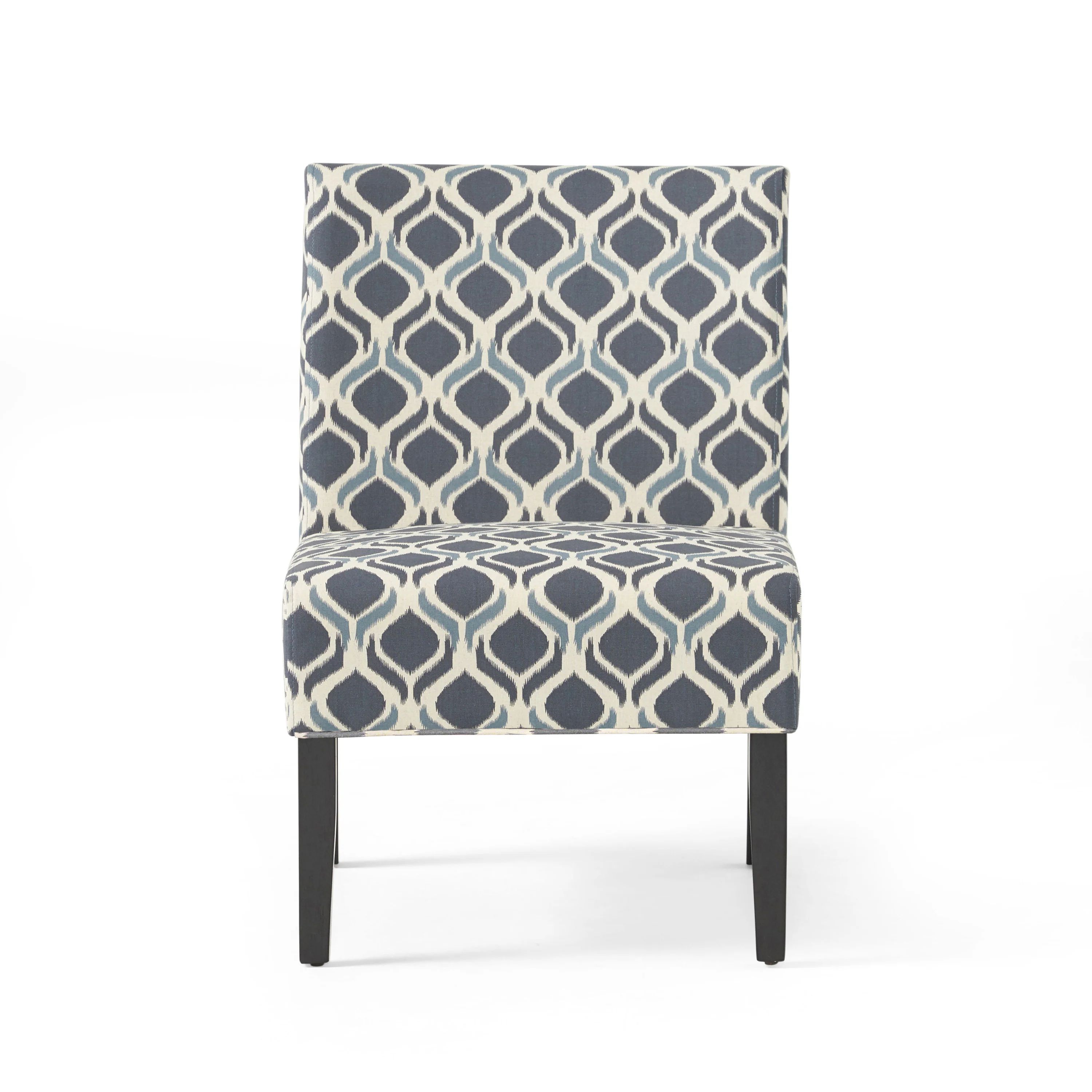 Kalee Contemporary Fabric Slipper Accent Chair - furnishings