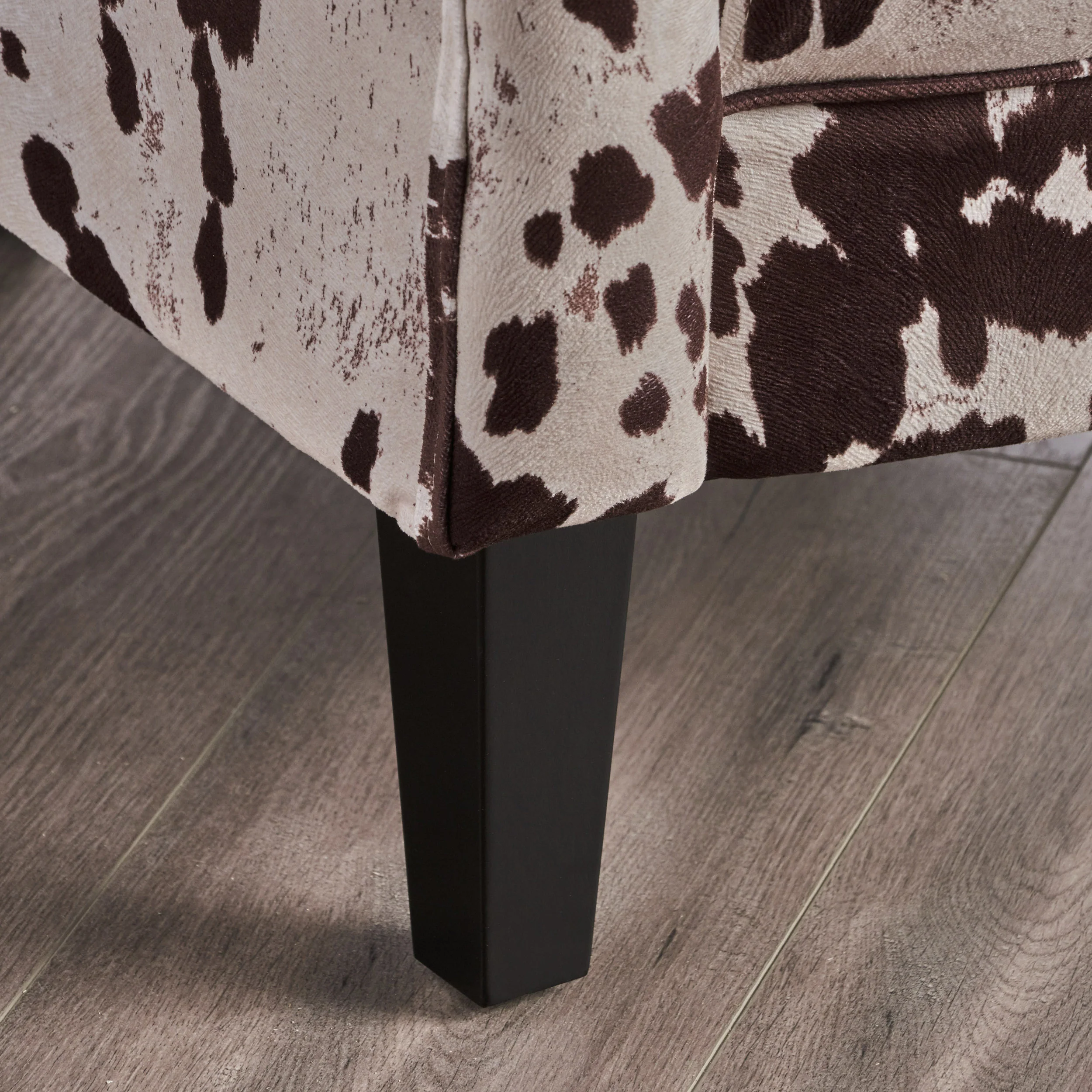 Analy Classic Milk Cow New Velvet Club Chair - furnishings