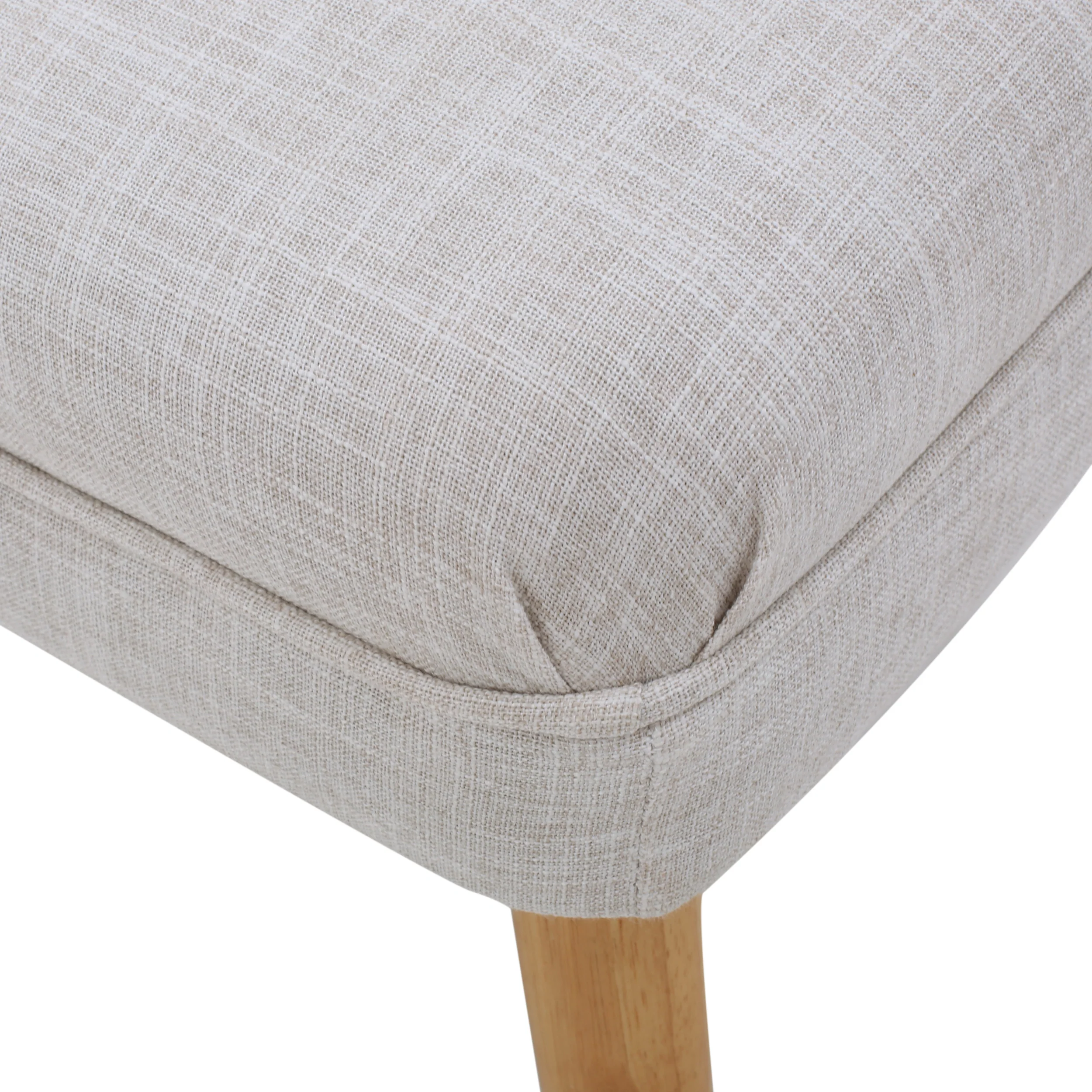 Dumont Mid Century Modern Fabric Ottoman Bench - furnishings