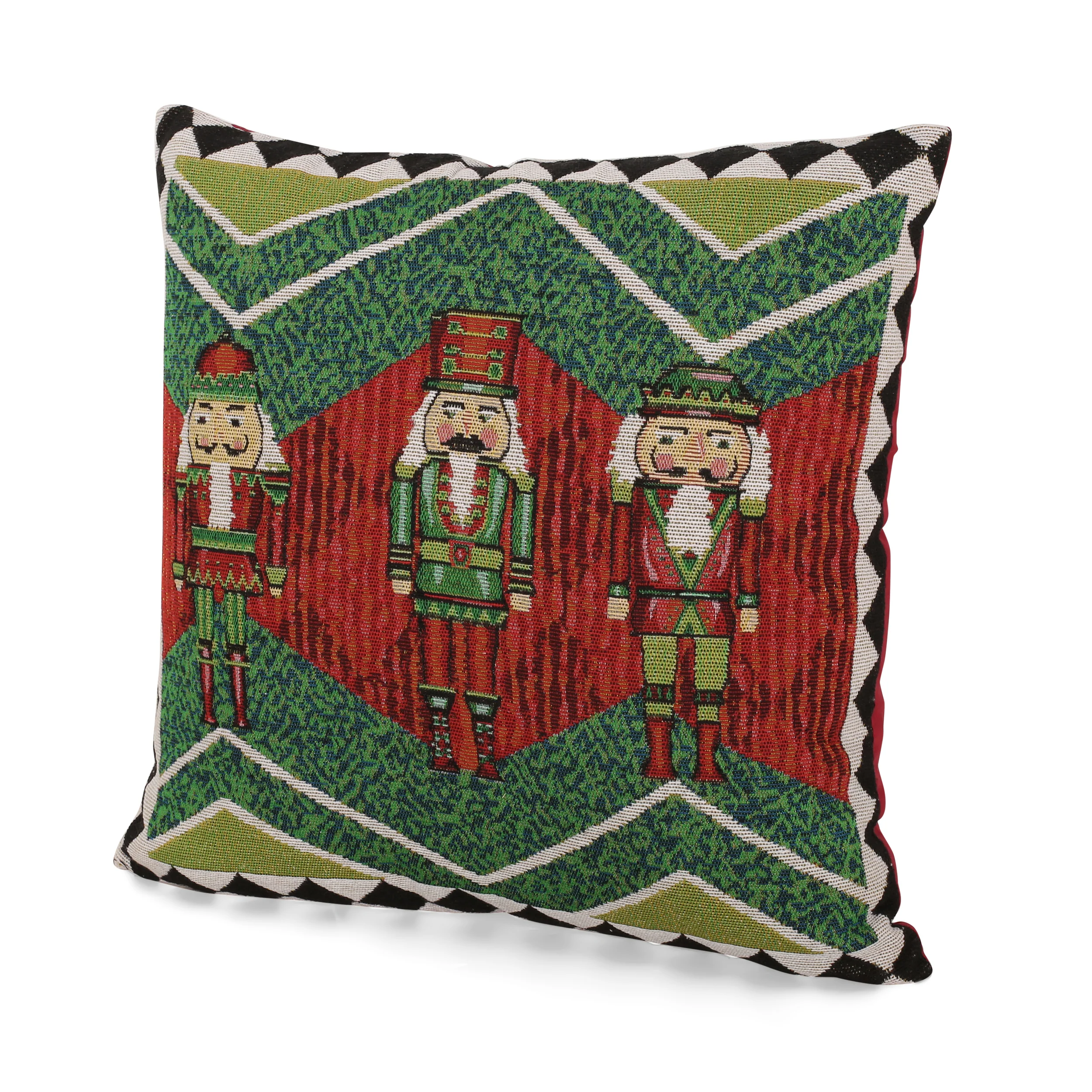 Bayou Modern Fabric Christmas Throw Pillow Cover - furnishings