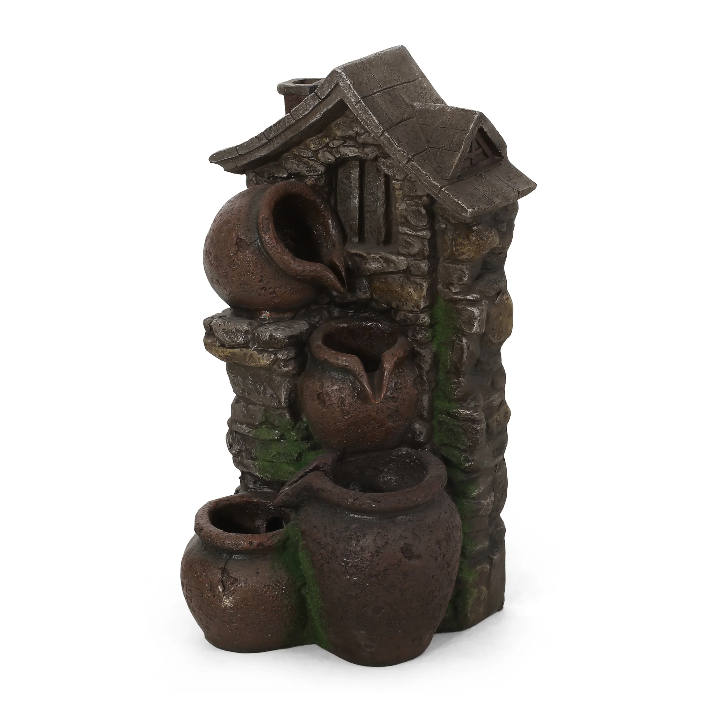Bartow Outdoor 4 Tier Jar Fountain - furnishings