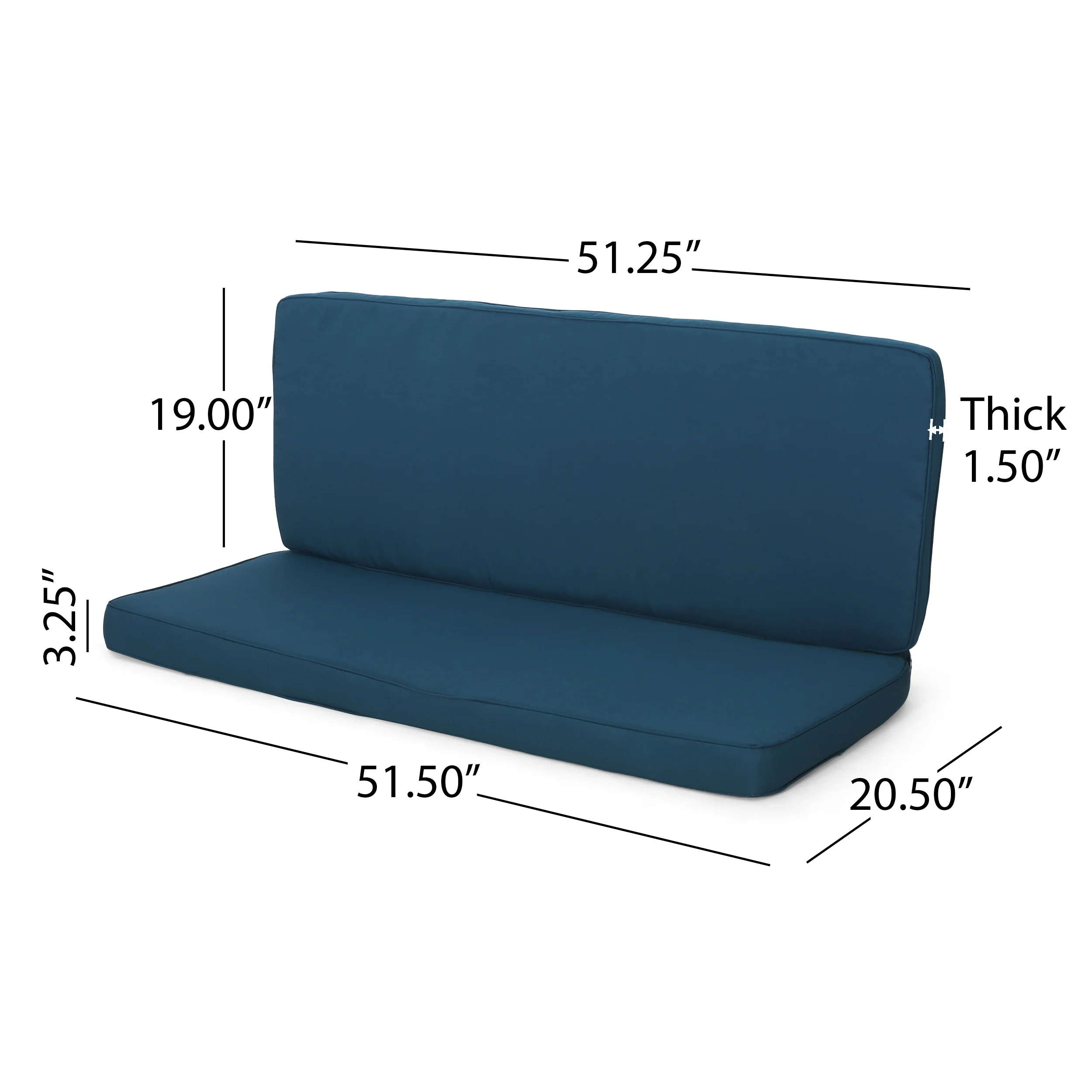 Eydan Outdoor Water Resistant Fabric Loveseat and Club Chair Cushions - furnishings