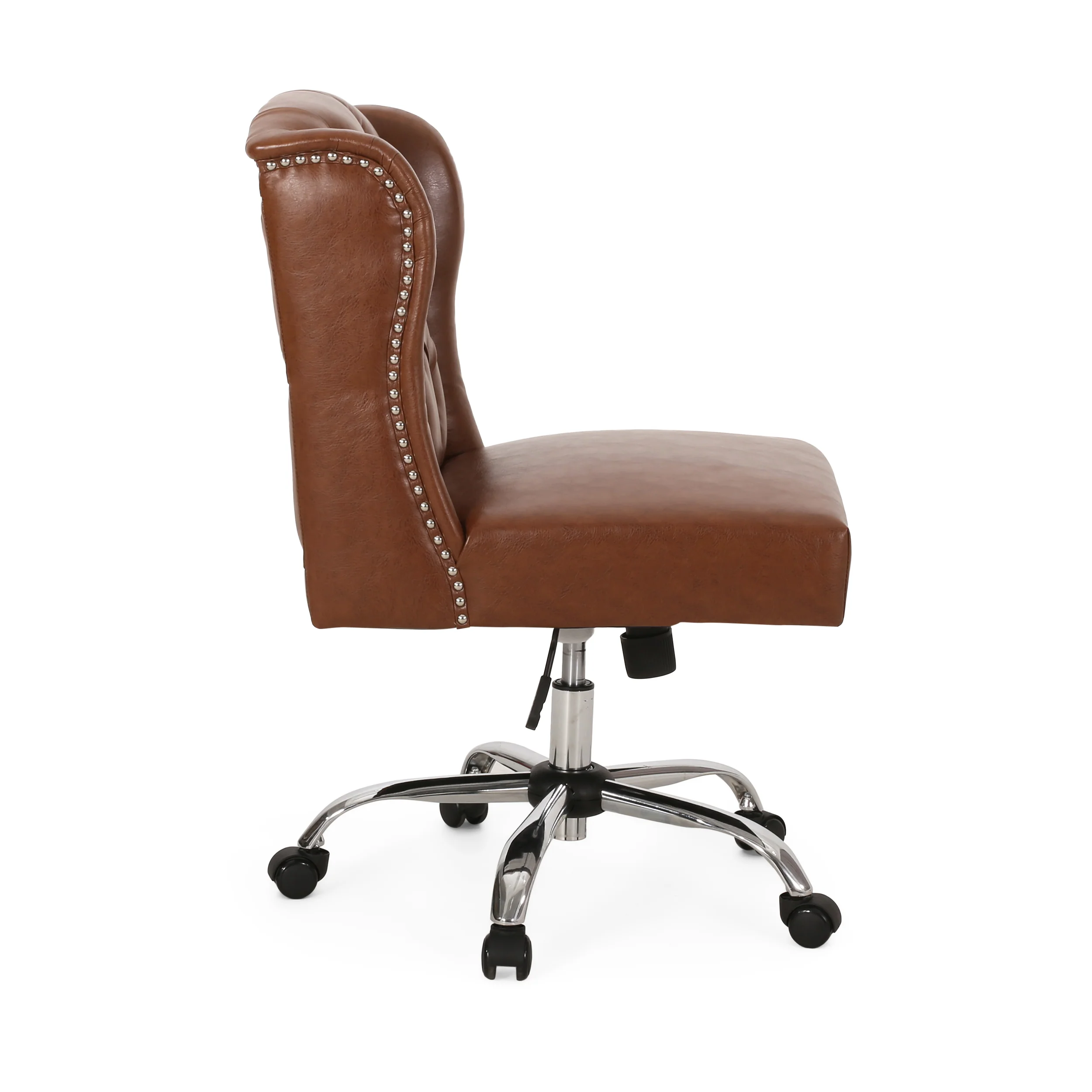 Amar Contemporary Wingback Tufted Swivel Office Chair - furnishings