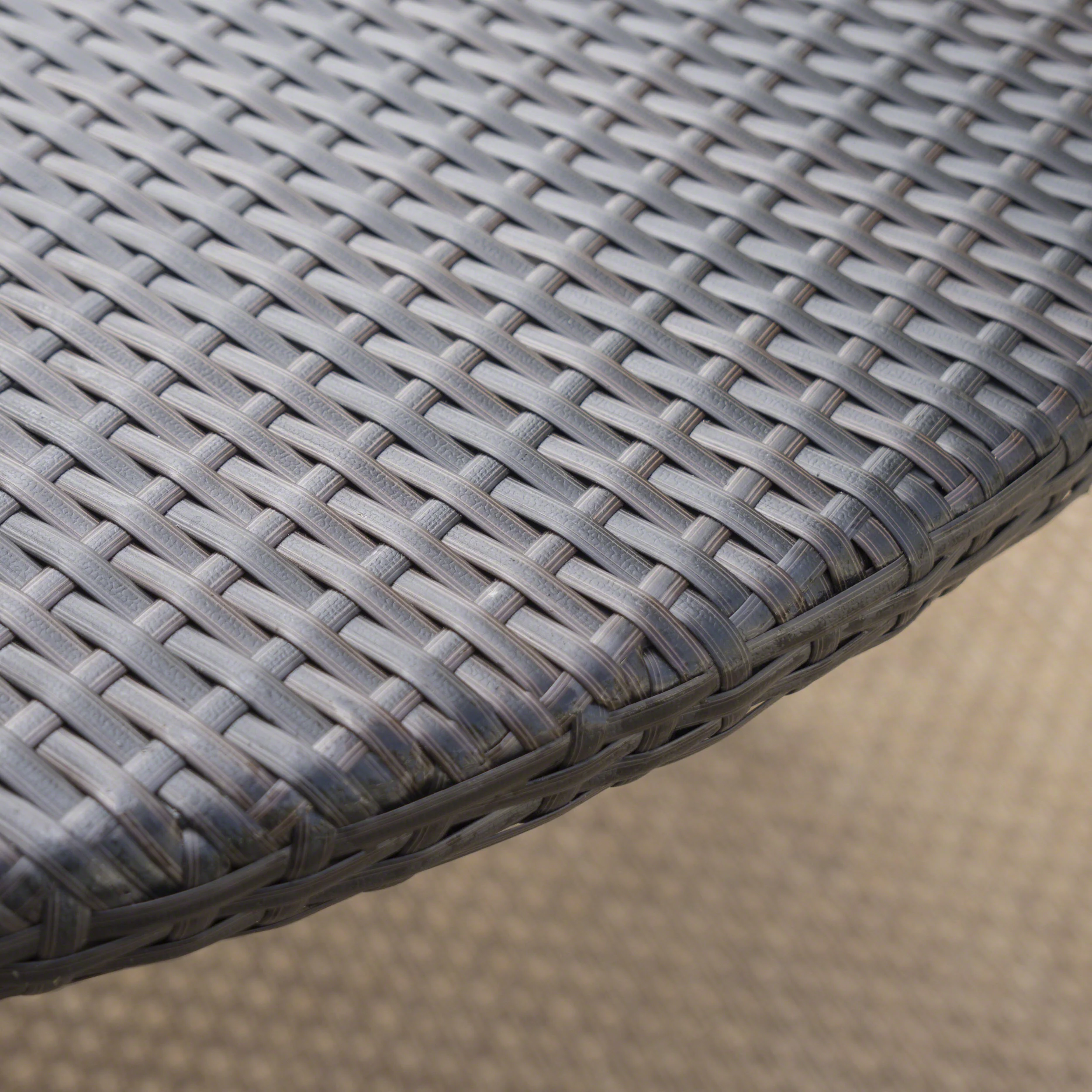 Olive Outdoor 5 Piece Dining Set with Wicker Table - furnishings