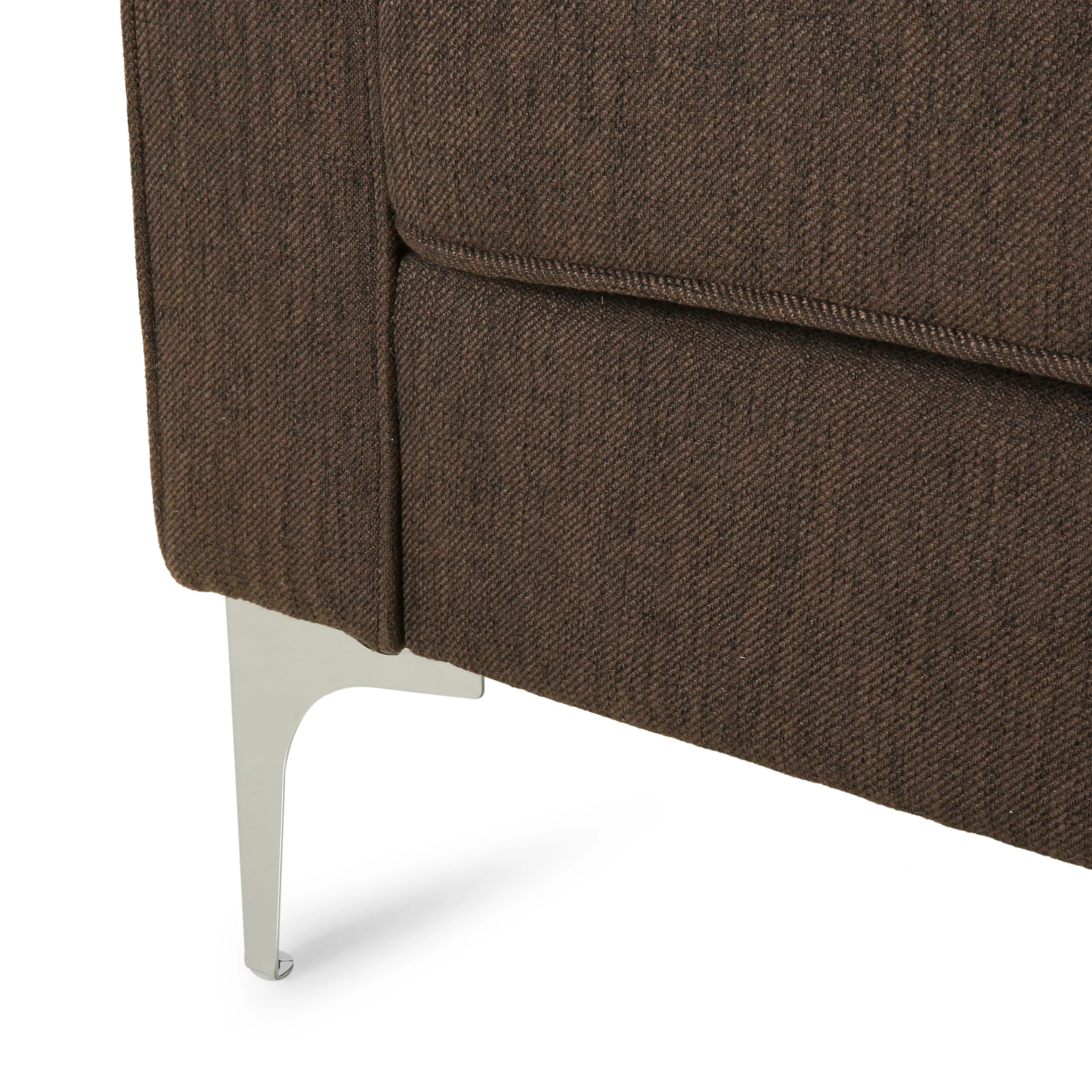 Divith Contemporary Tufted Fabric 3 Seater Sofa - furnishings