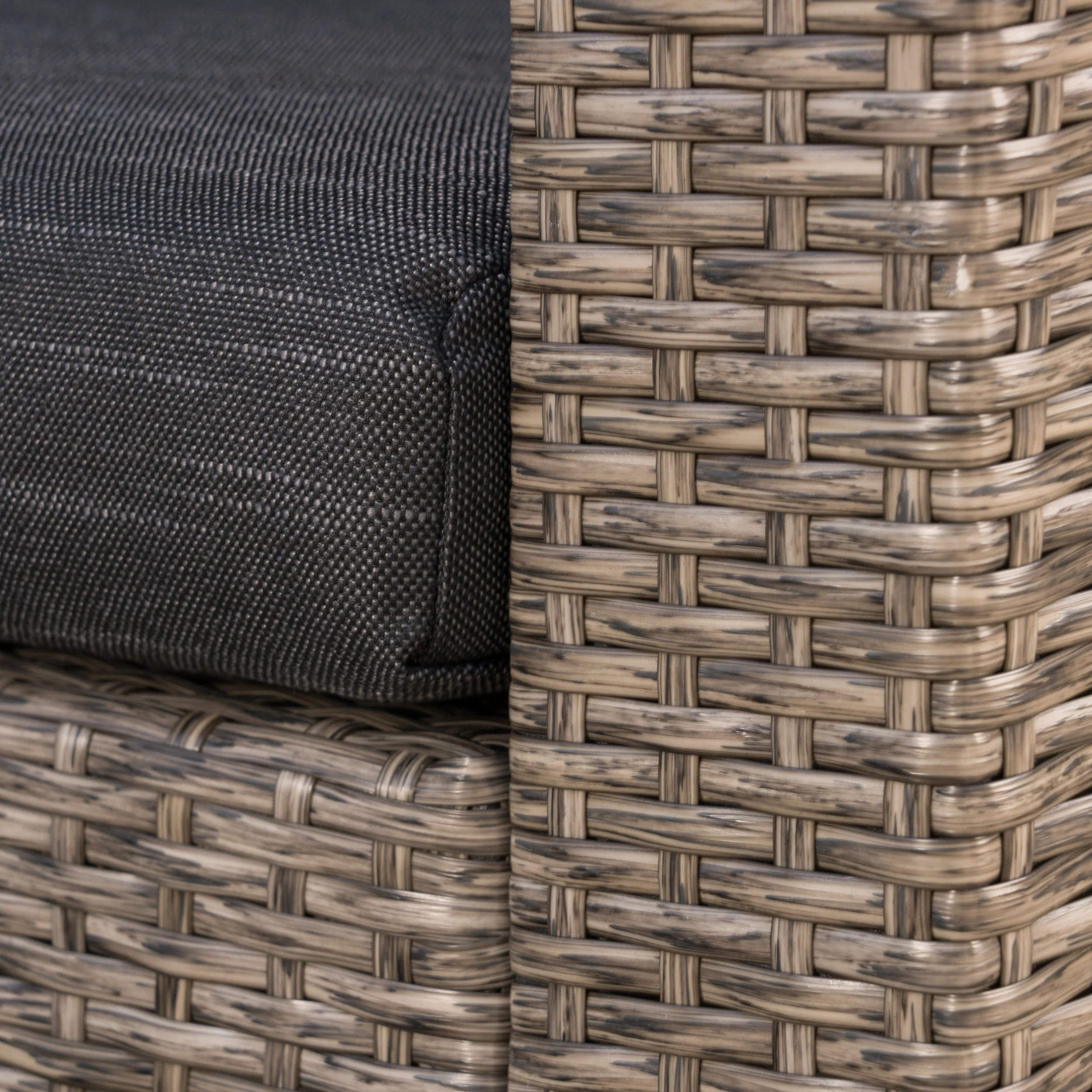 Venice Outdoor PE Wicker Love Seat - furnishings