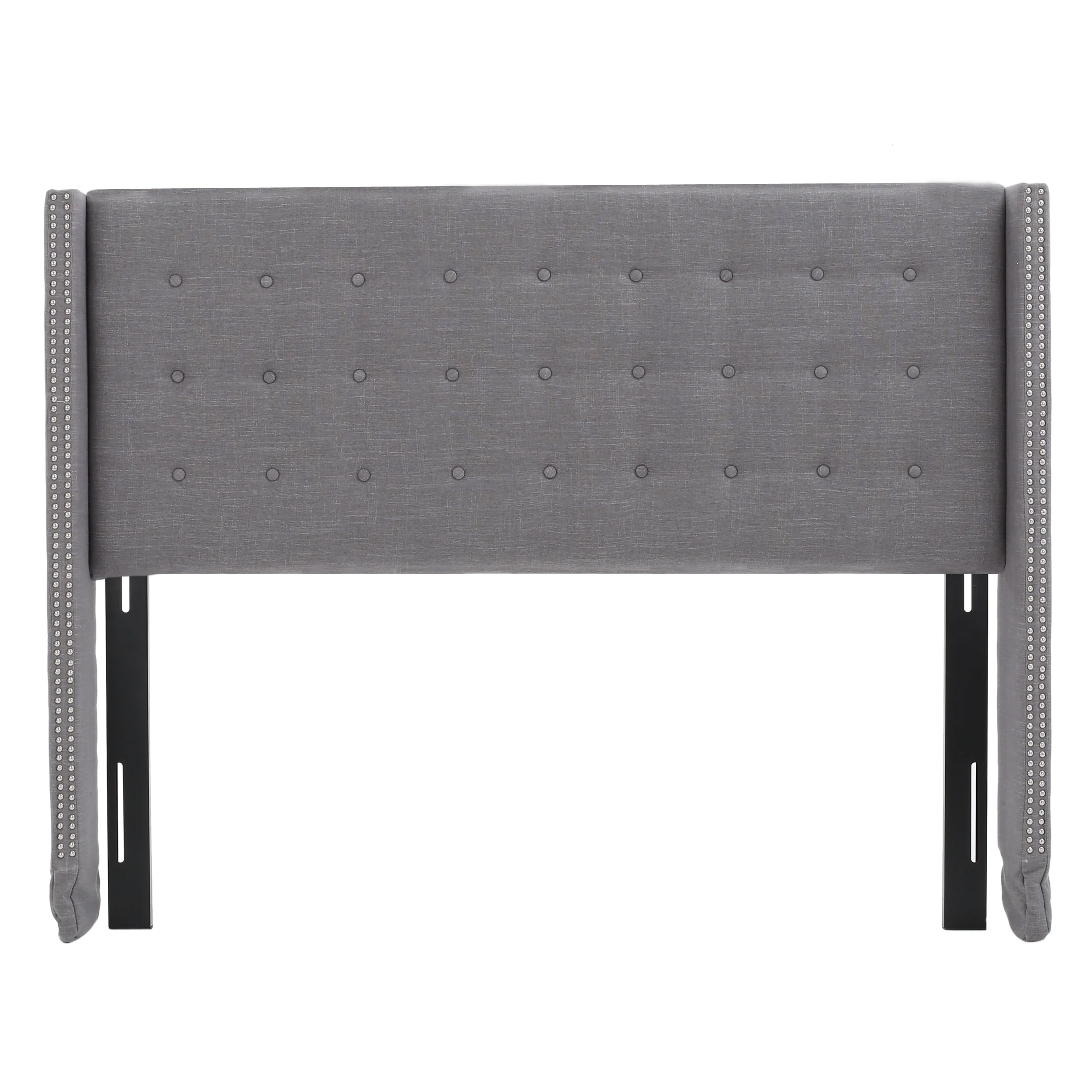 Josephine Contemporary Upholstered Queen Headboard w/ Button Tufting - furnishings