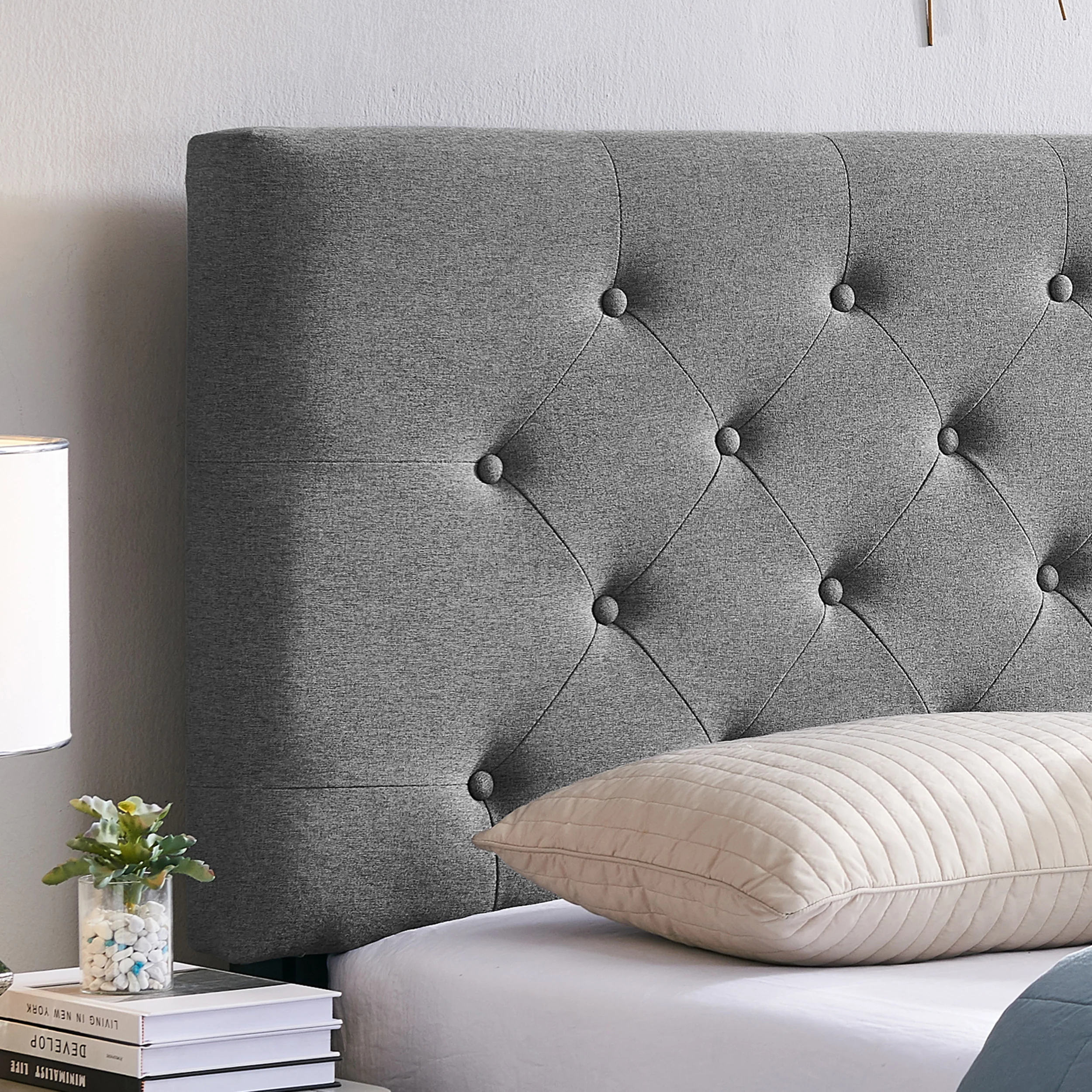 Dawn Contemporary Upholstered Queen/Full Headboard - furnishings