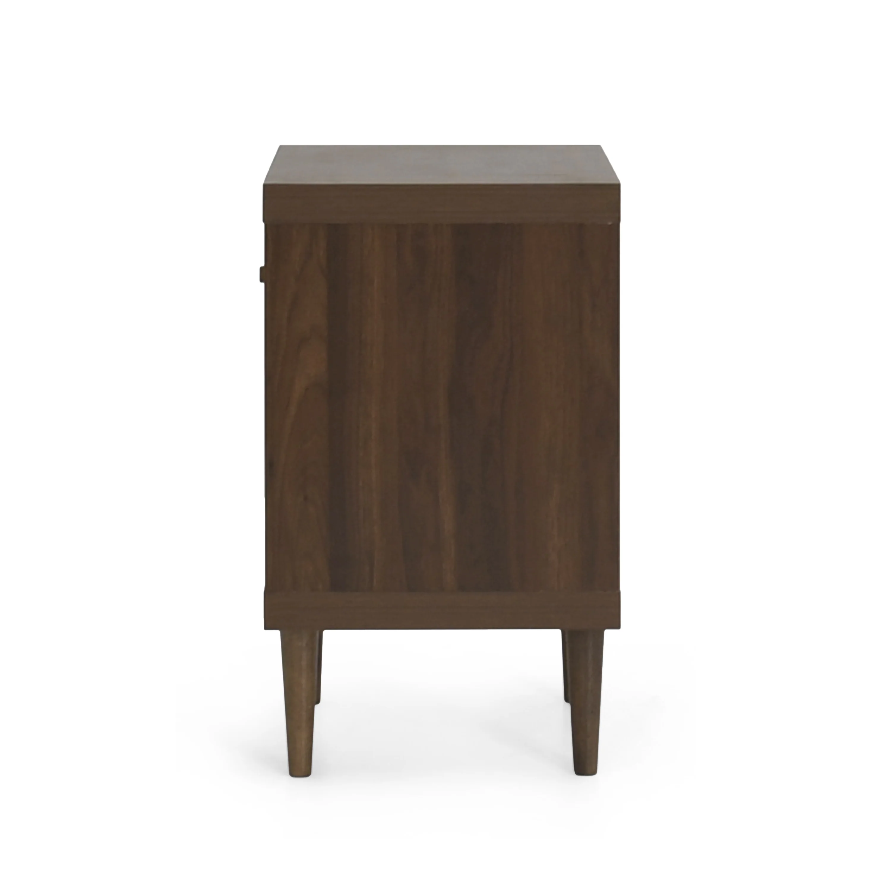 Farhart Faux Wood Single Drawer Nightstand - furnishings