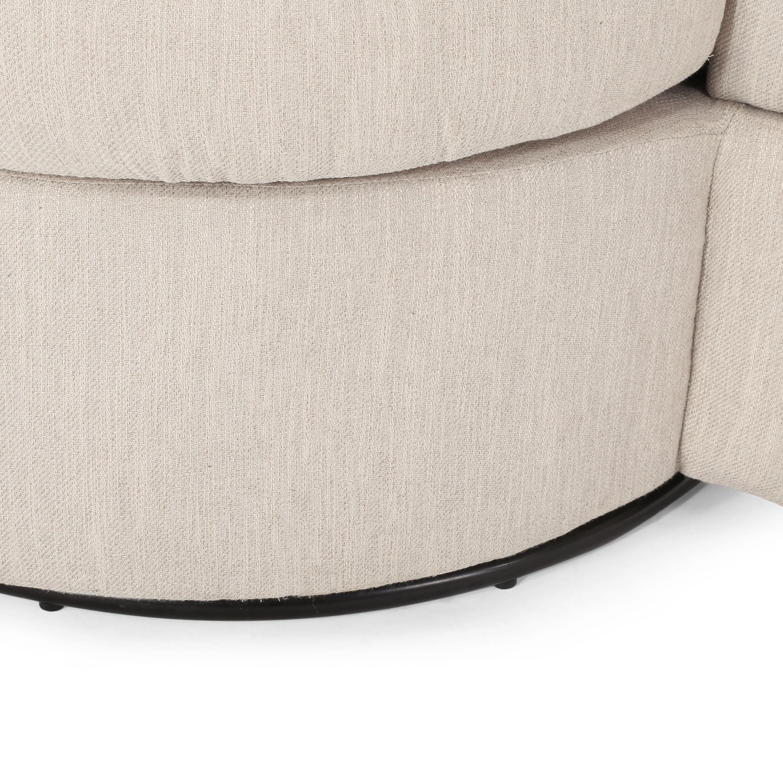 Dawson Contemporary Upholstered Swivel Club Chair - furnishings