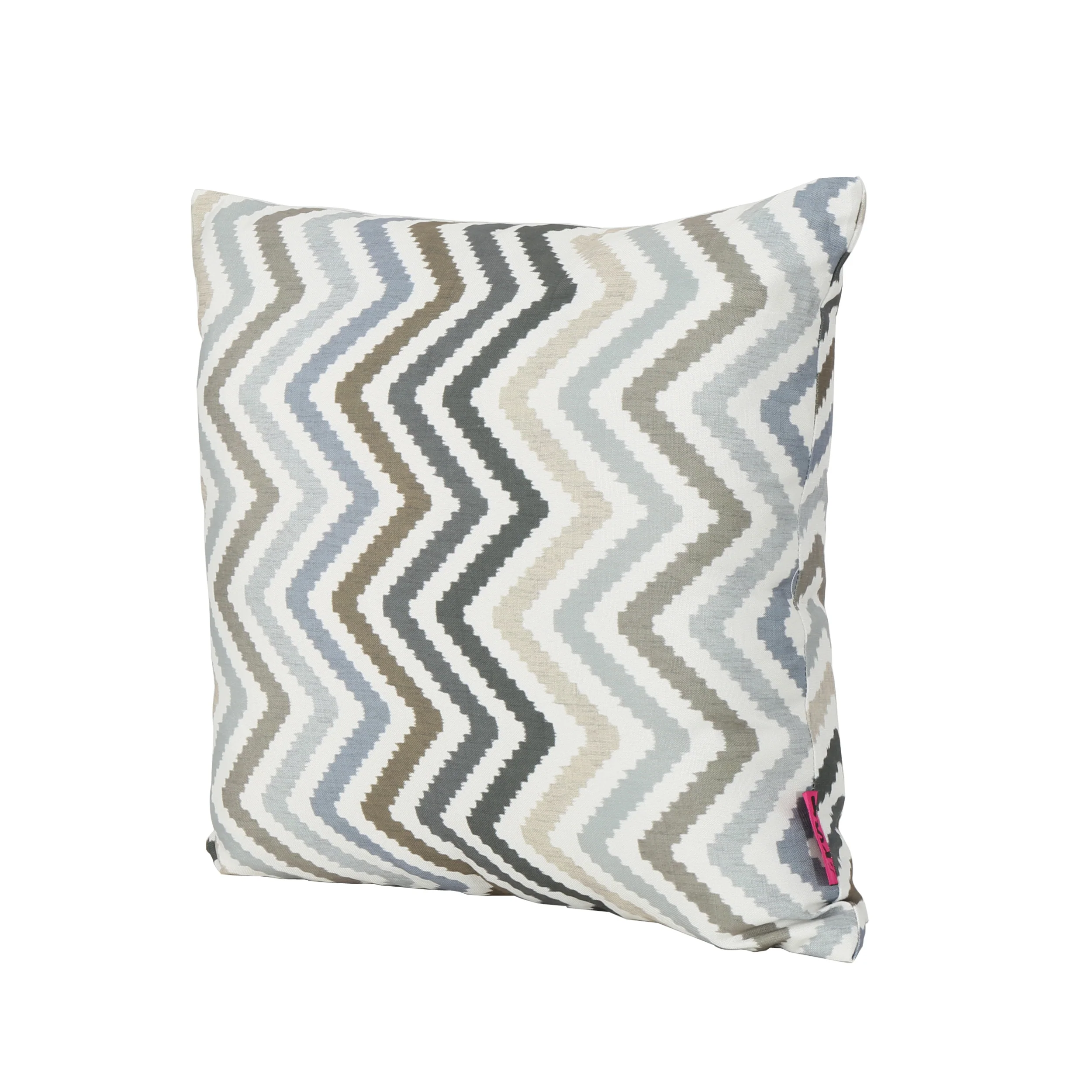 Kimpton Outdoor Zig Zag Striped Water Resistant Tasseled Square and Rectangular Throw Pillows (Set of 4) - furnishings