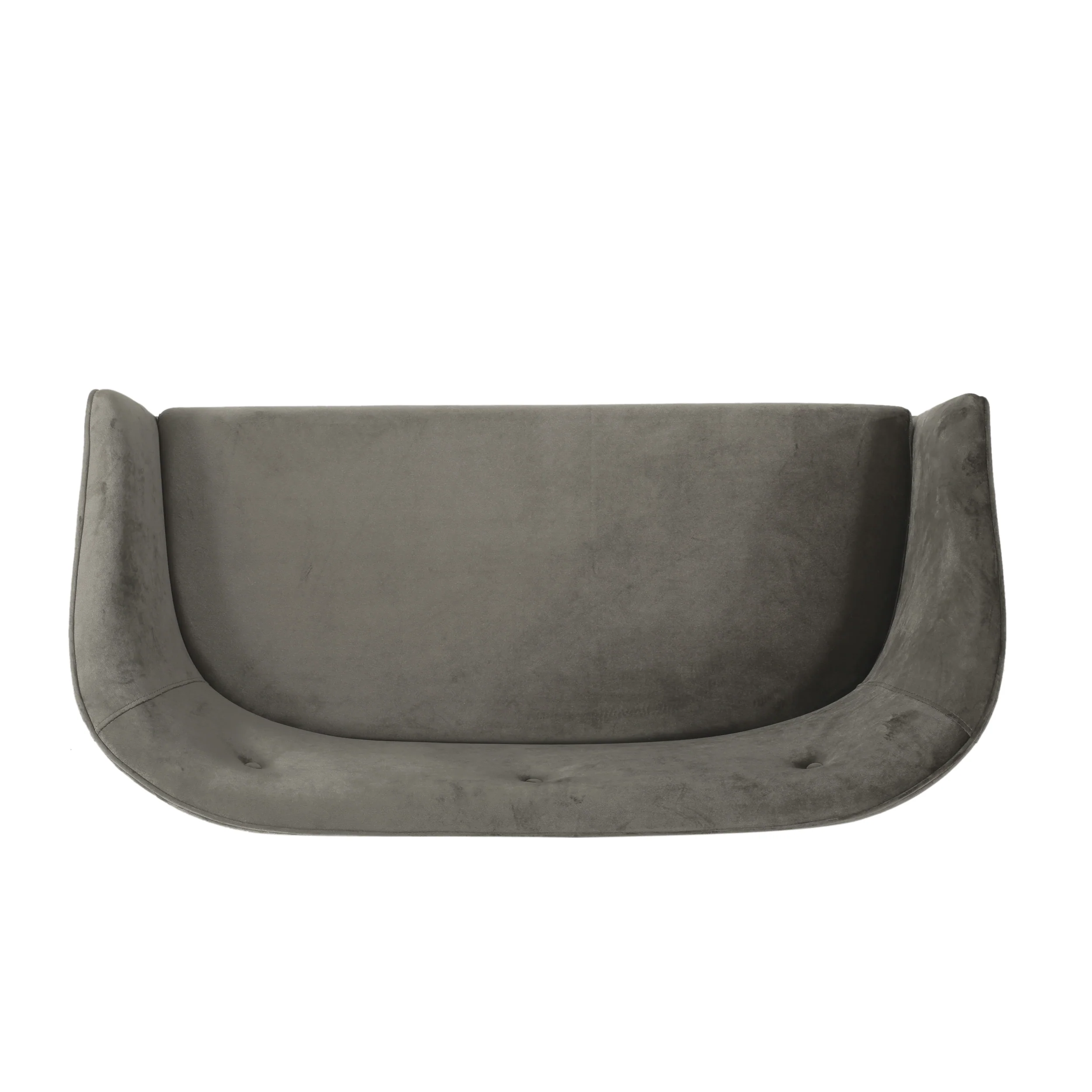 Arthur Modern Glam Tufted Velvet Loveseat - furnishings