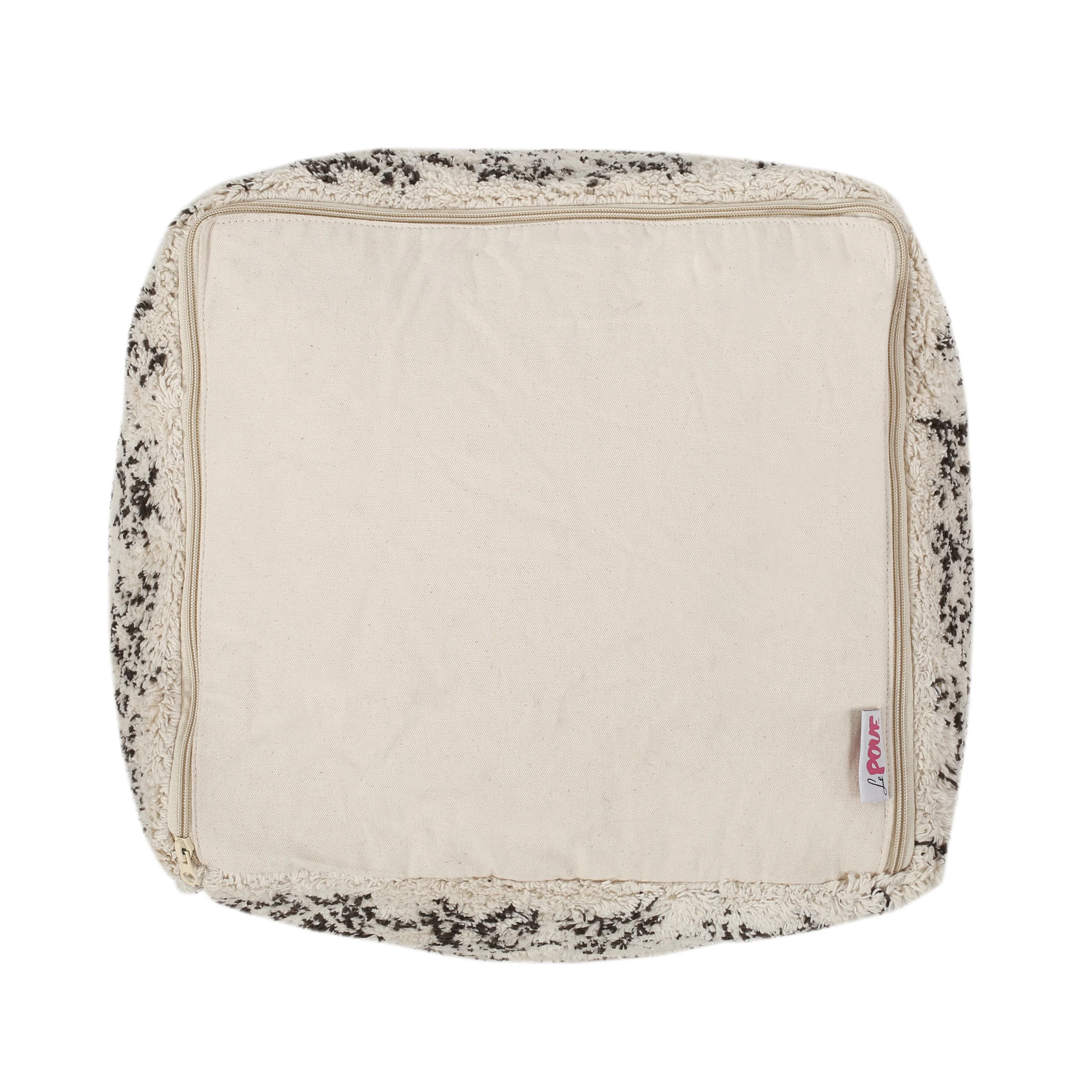 Anadarko Handcrafted Boho Fabric Cube Pouf - furnishings
