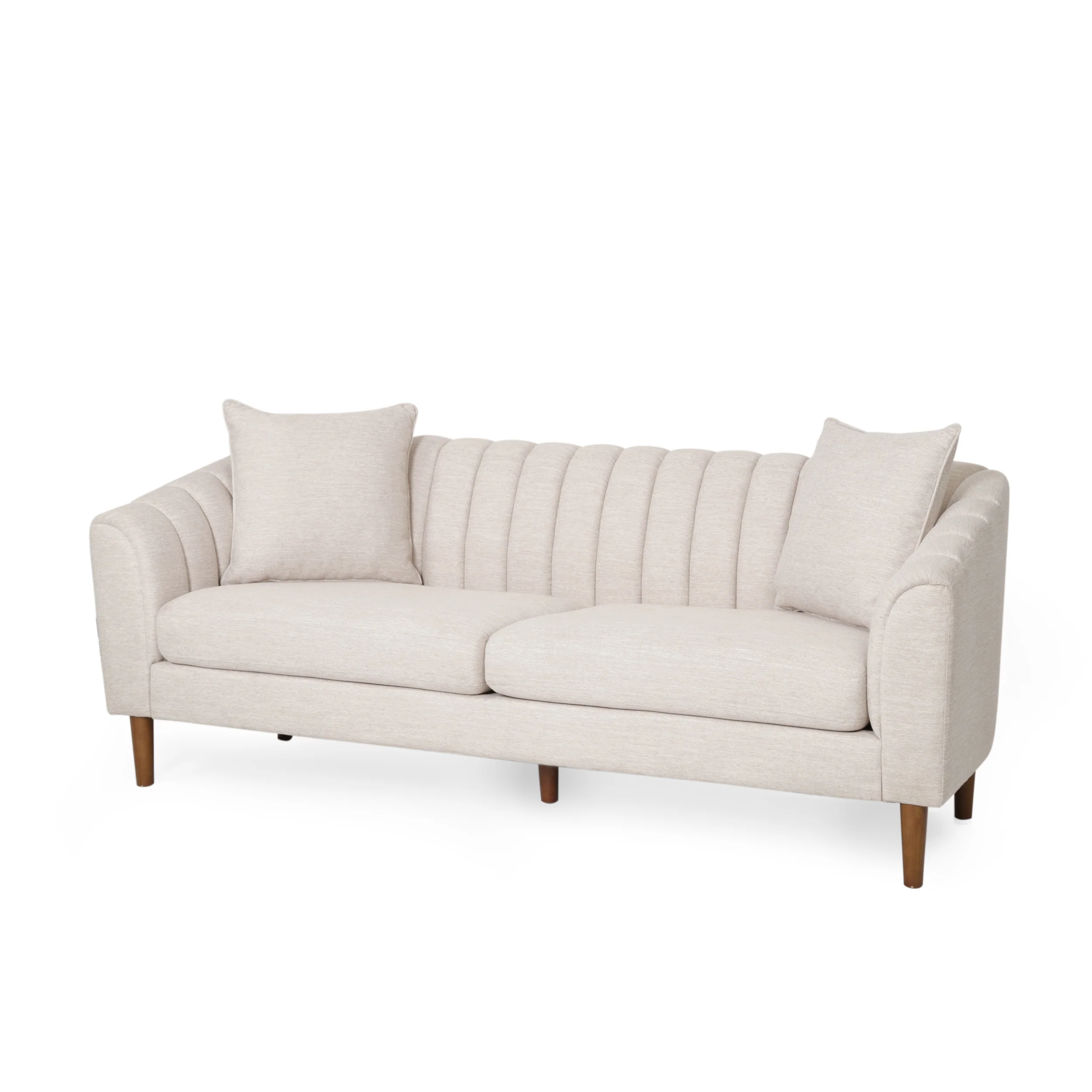 Jeannie Contemporary Fabric 3 Seater Sofa - furnishings