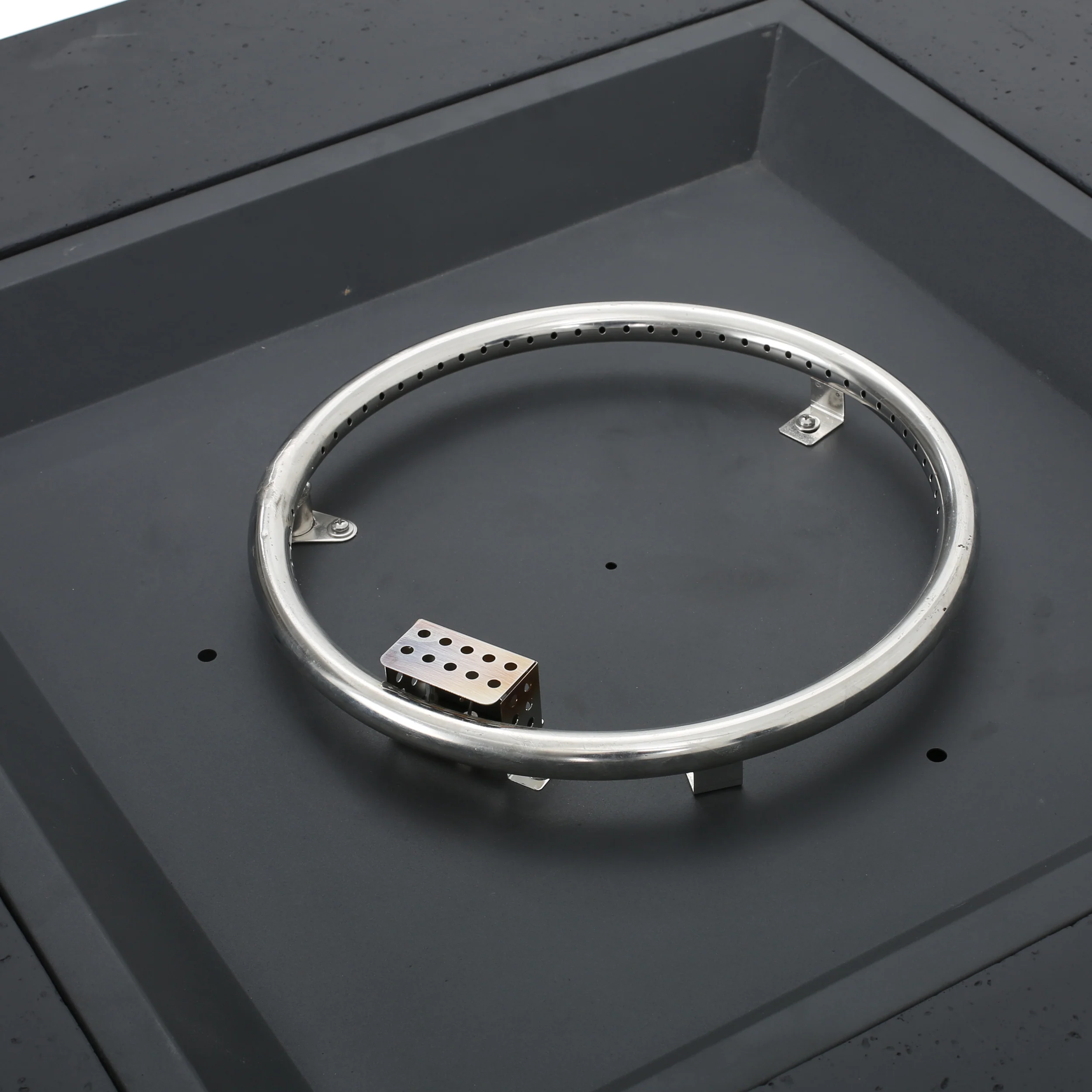 Hearth Outdoor 50,000 BTU Lightweight Concrete Square Fire Pit (No Tank Holder) - furnishings