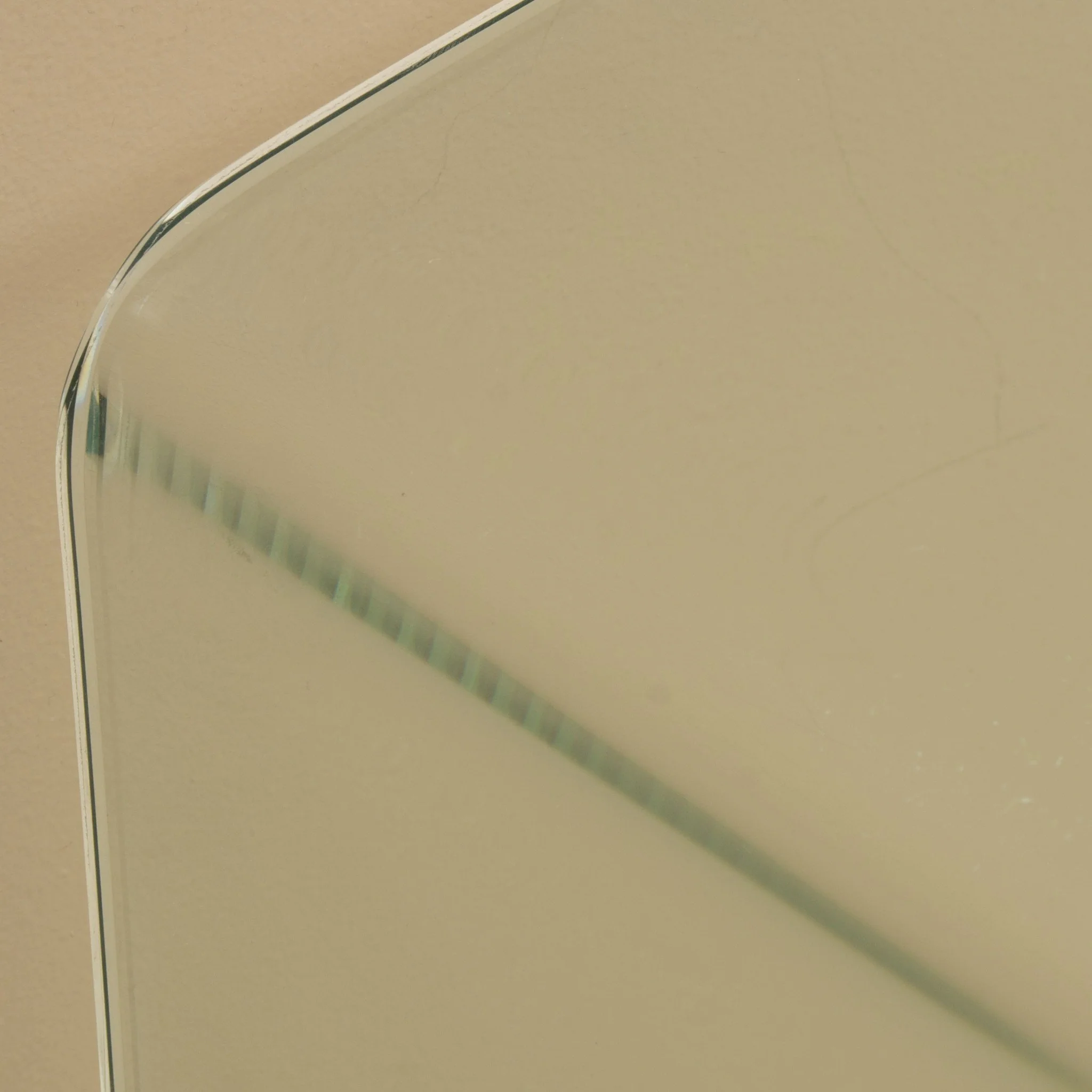 York Glass Computer Desk - furnishings