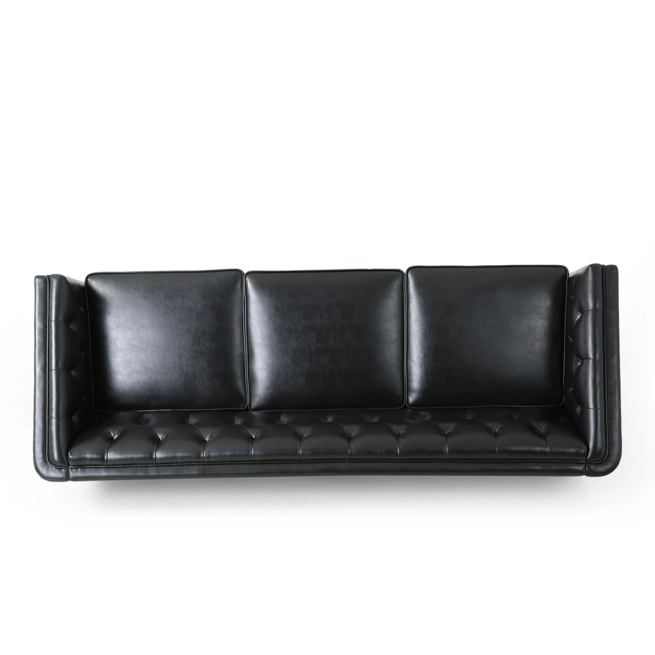 Colstrip Contemporary Upholstered 3 Seater Sofa - furnishings