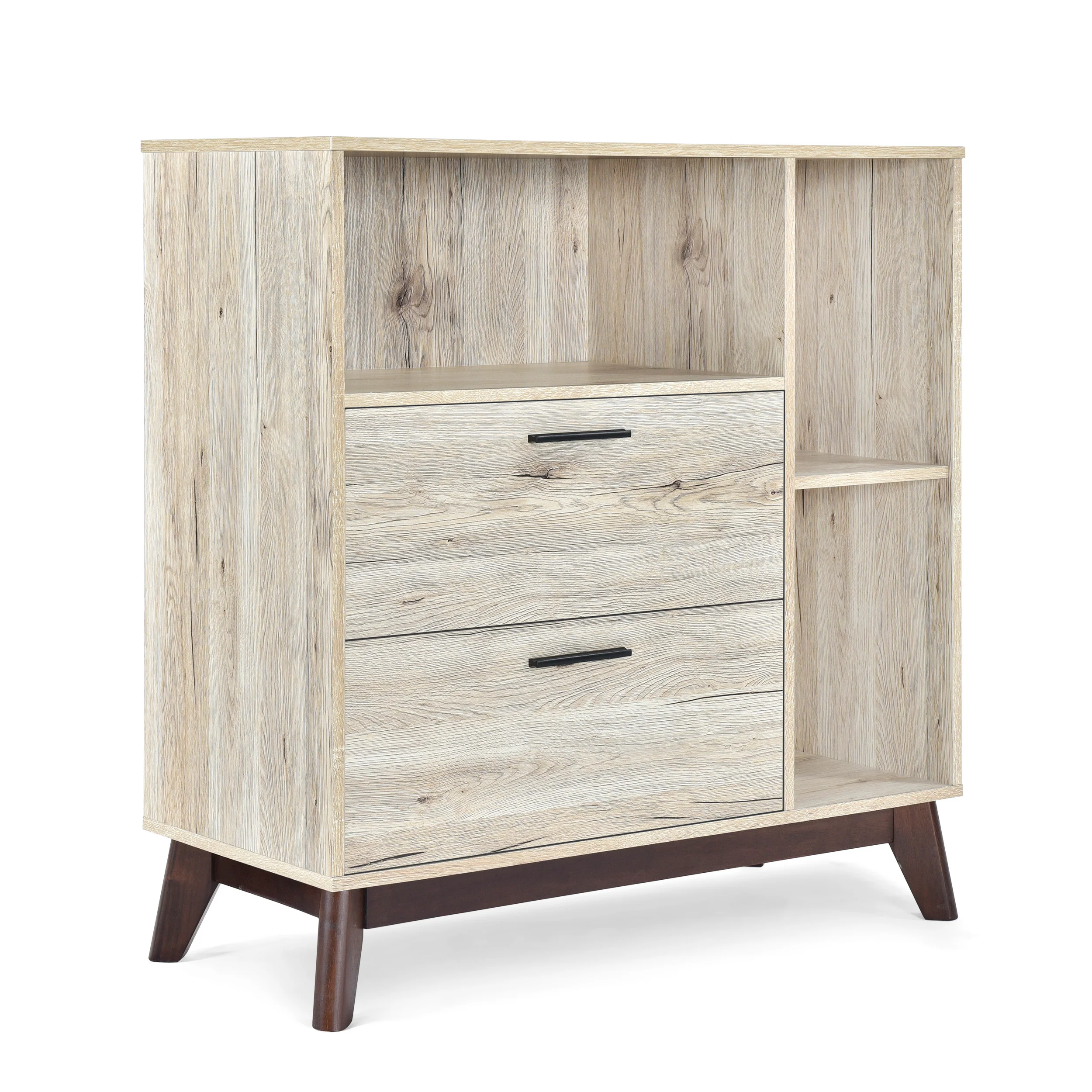 Deschutes Mid-Century Modern 2 Drawer Cabinet - furnishings