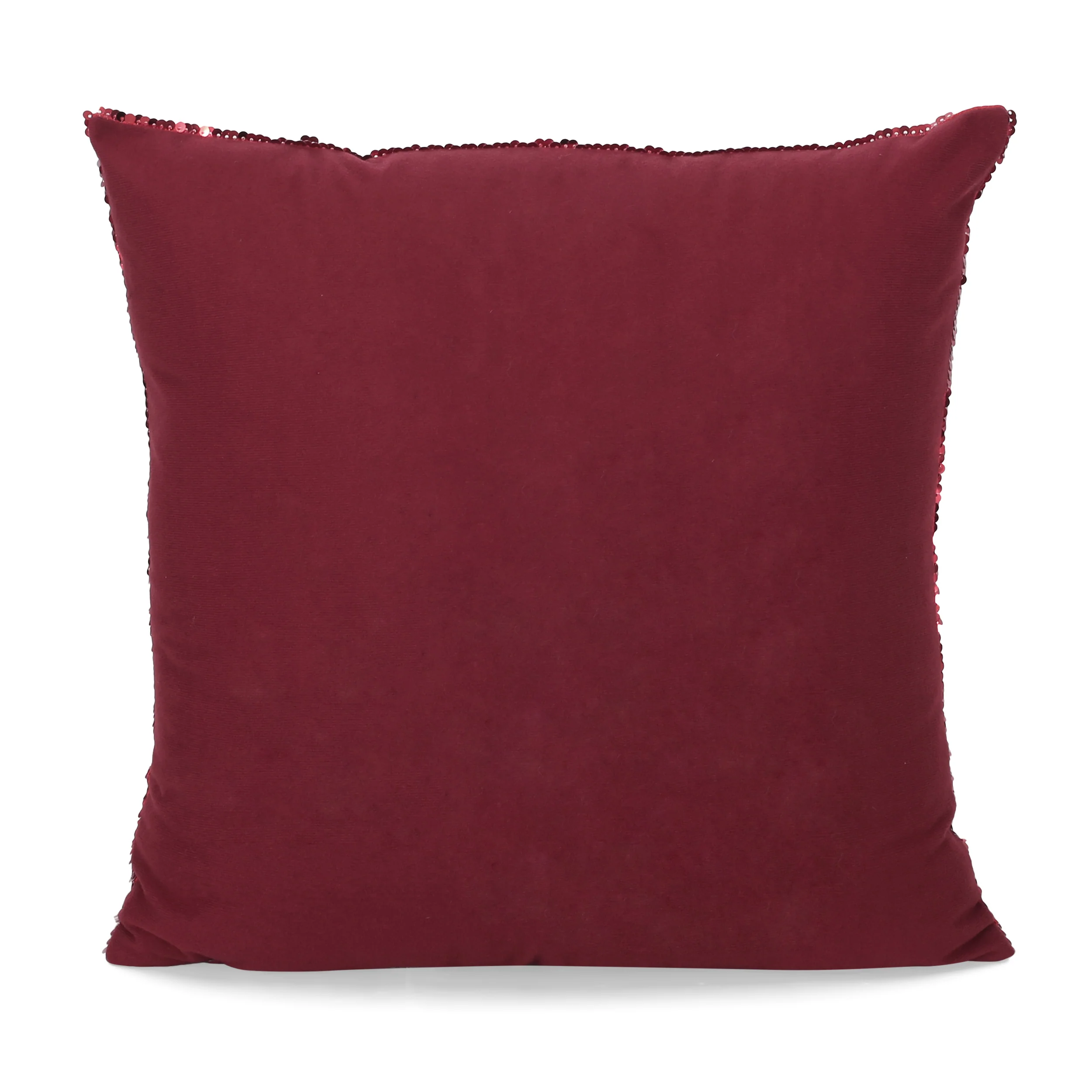 Desota Glam Sequin Christmas Throw Pillow - furnishings