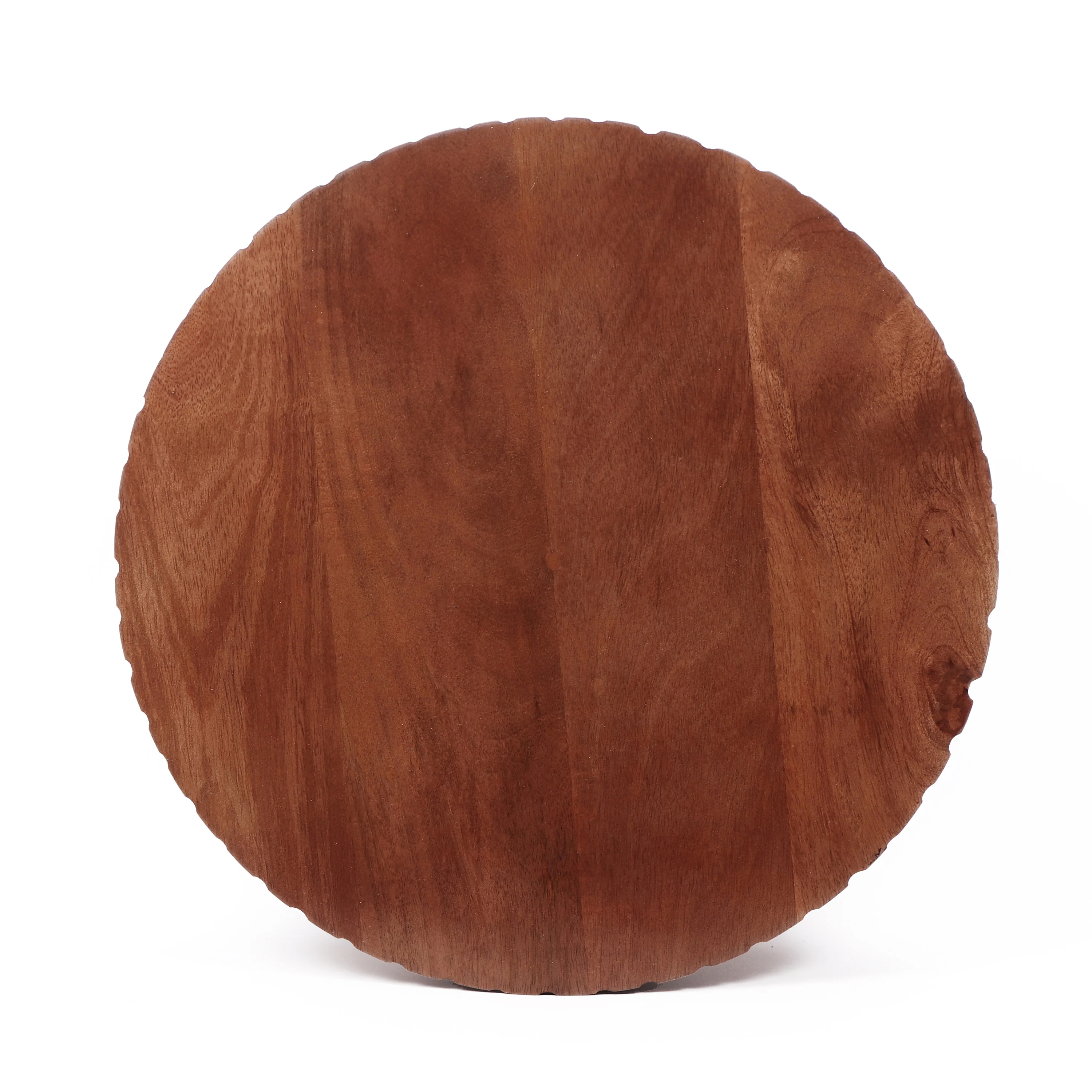 Elowen Round Pedestal Mango Wood Side End Table - furnishings
