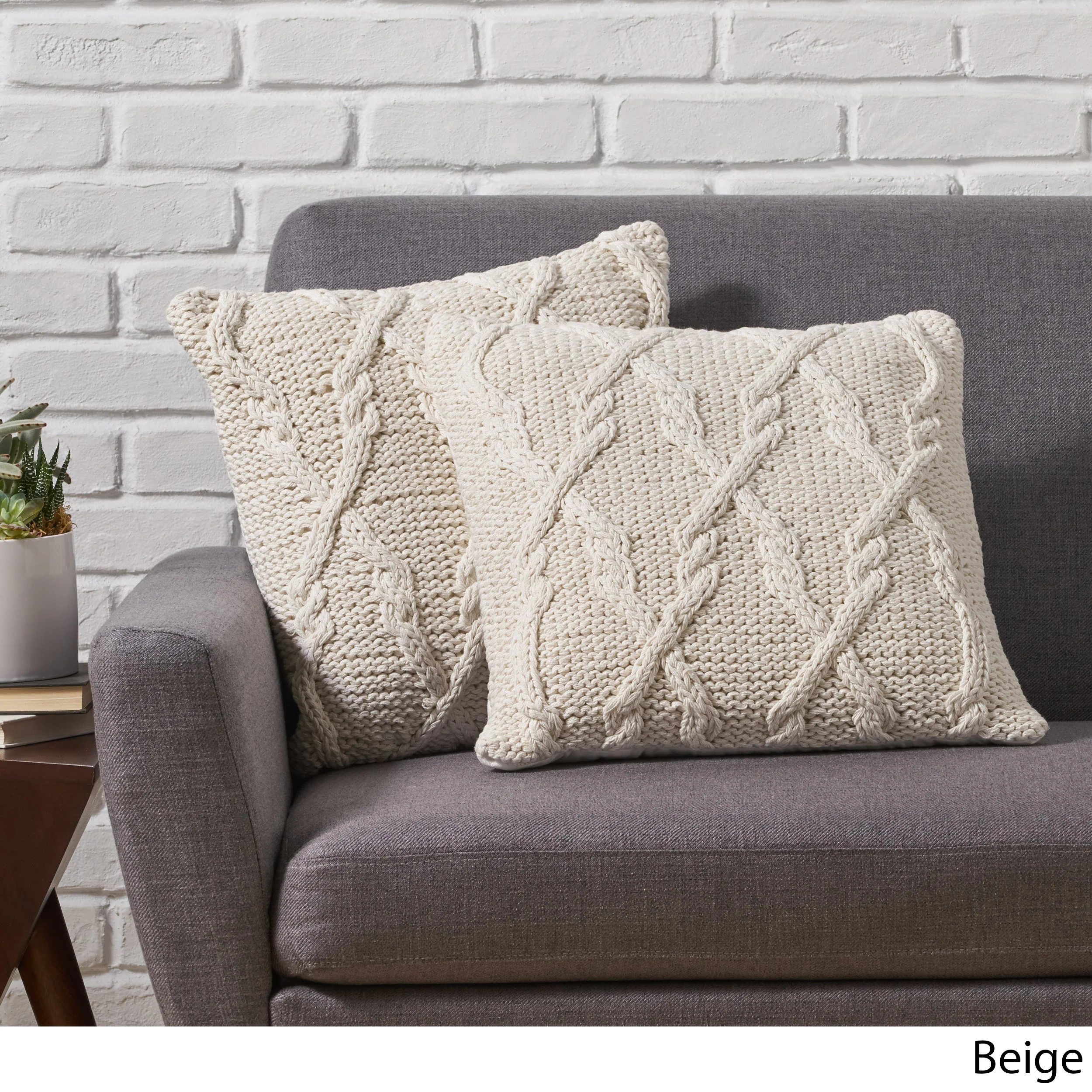 Ridhima Boho Cotton Throw Pillow (Set of 2) - furnishings