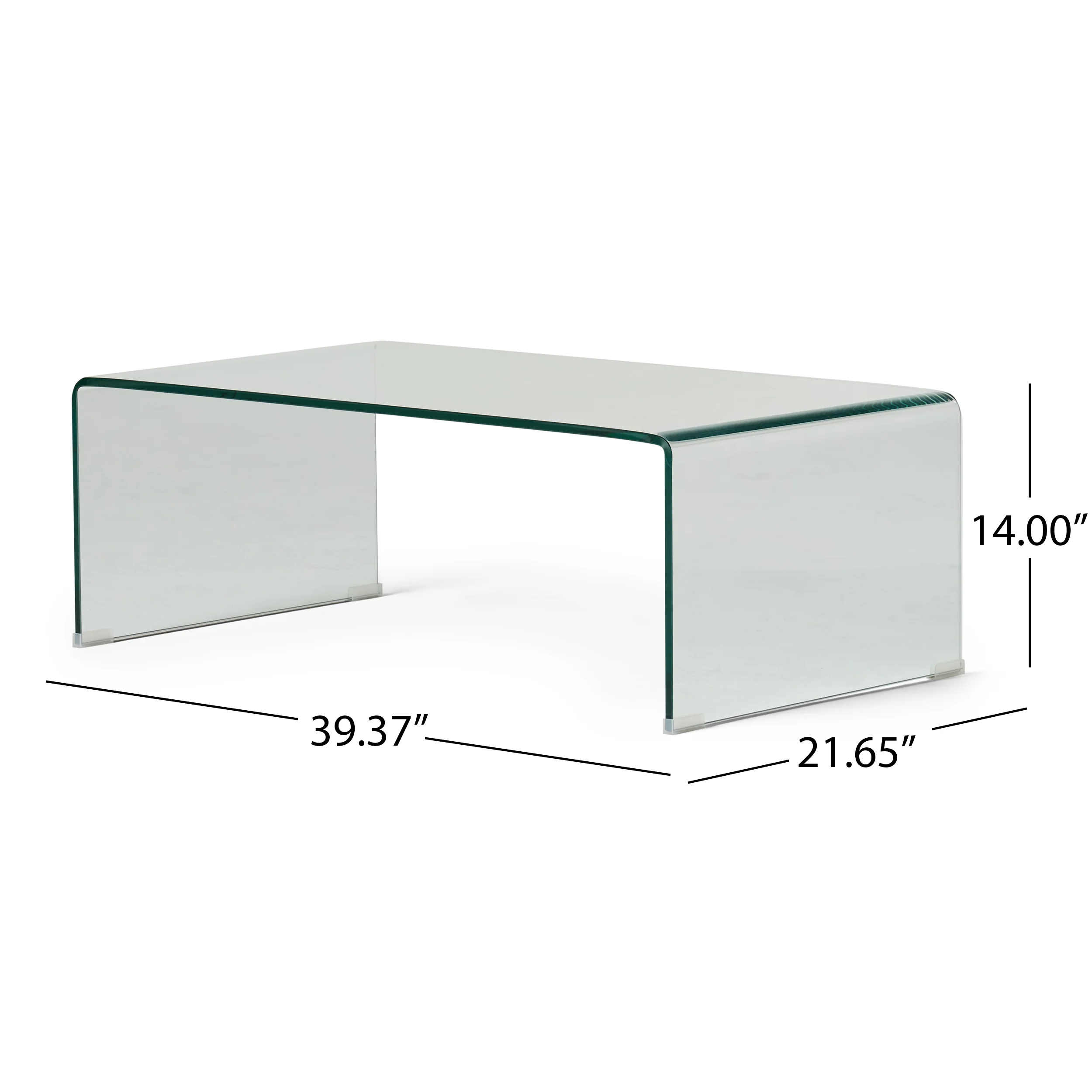 Classon Glass Rectangle Coffee Table - furnishings