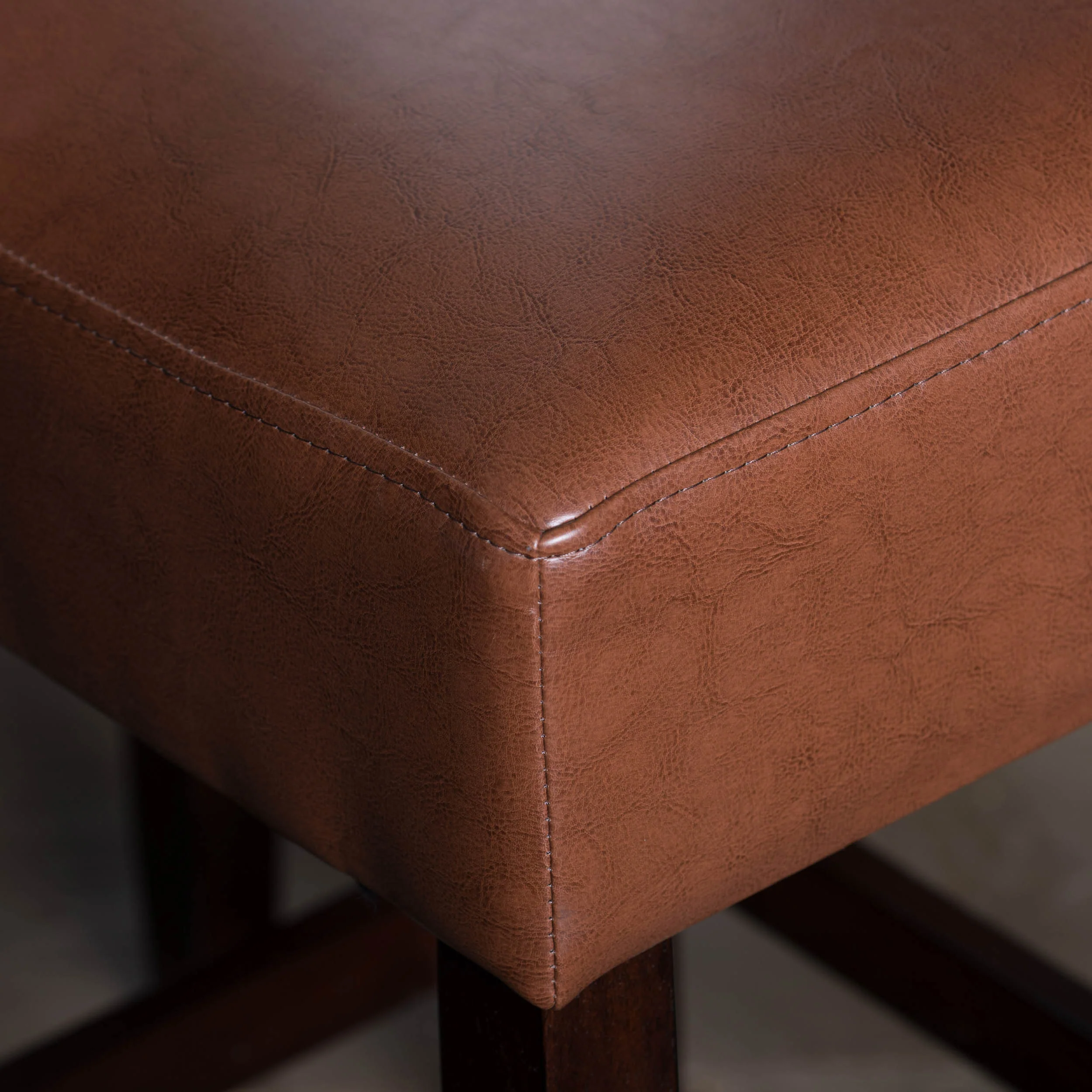 Duff 26-Inch Backless Leather Counter Stools (Set of 2) - furnishings