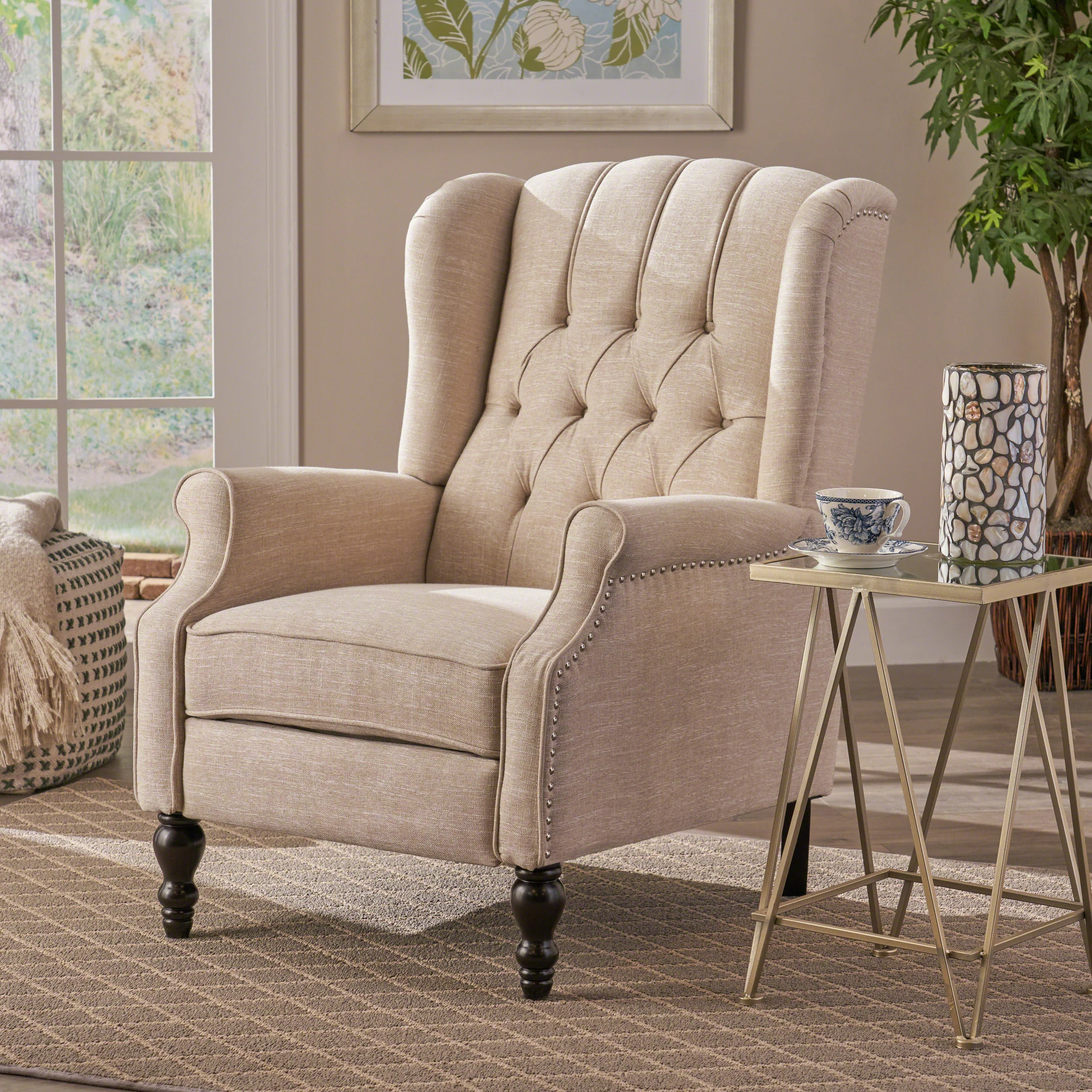 Elizabeth Tufted Back Recliner - furnishings