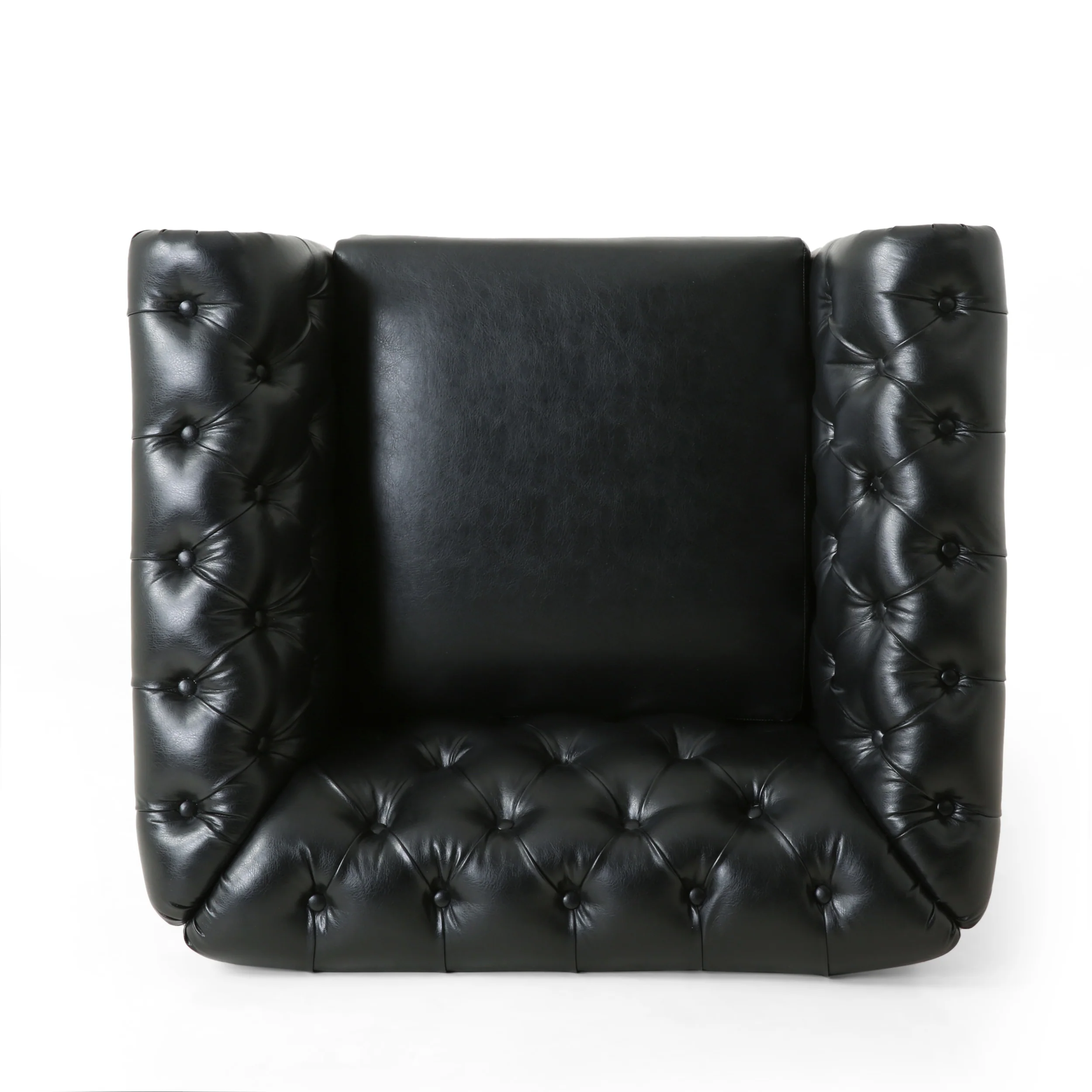 Batavia Chesterfield Tufted Club Chair with Nailhead Trim - furnishings