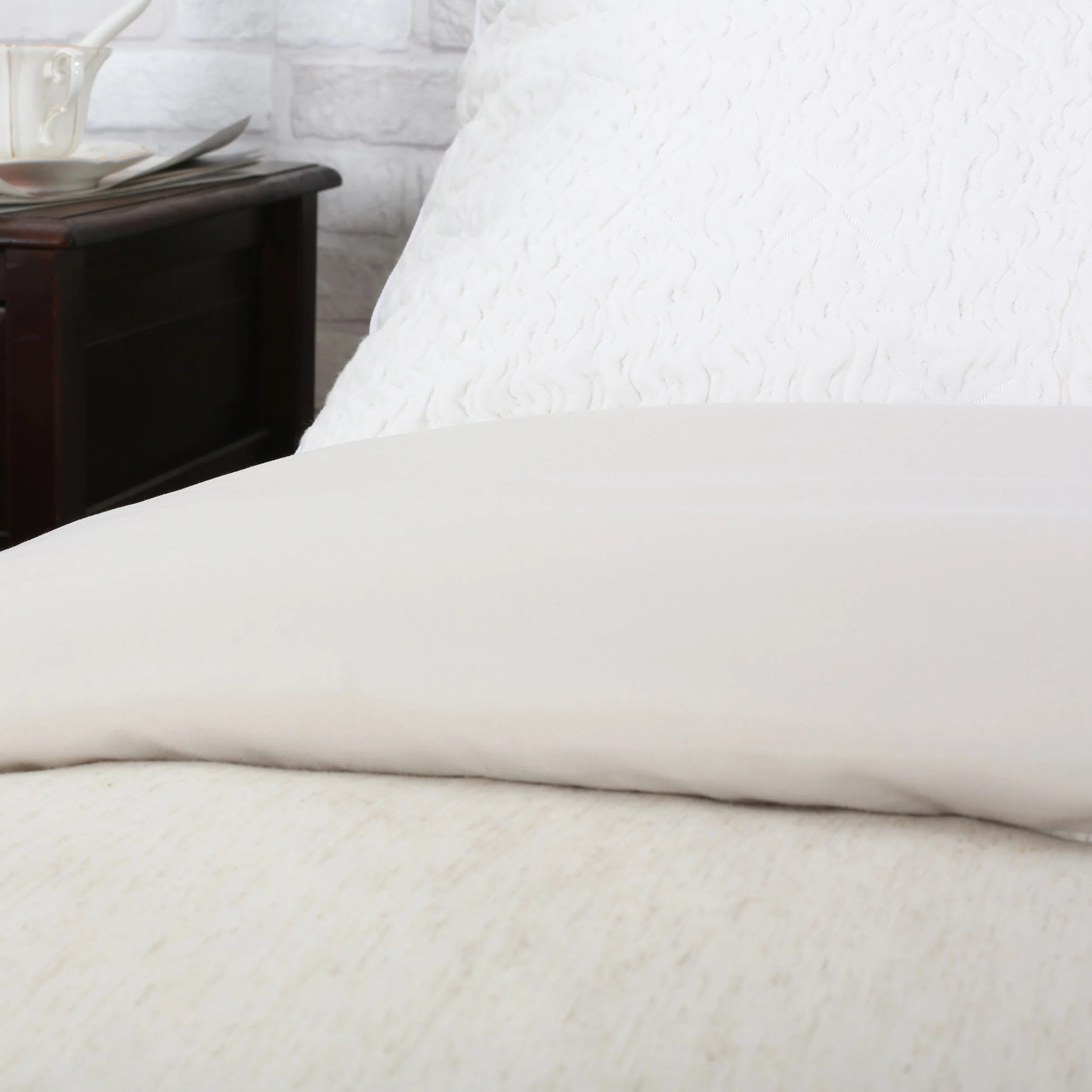 Zoey Queen Size Fabric Duvet Cover - furnishings